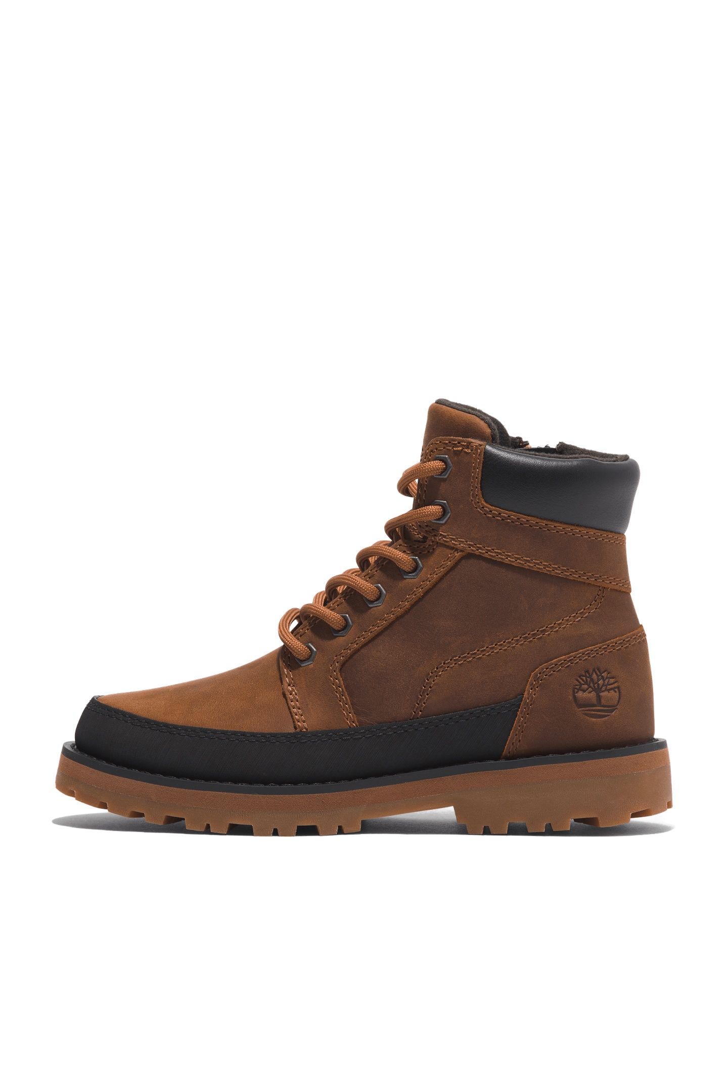 COURMA KID MID LACE UP BOOT SADDLE 7