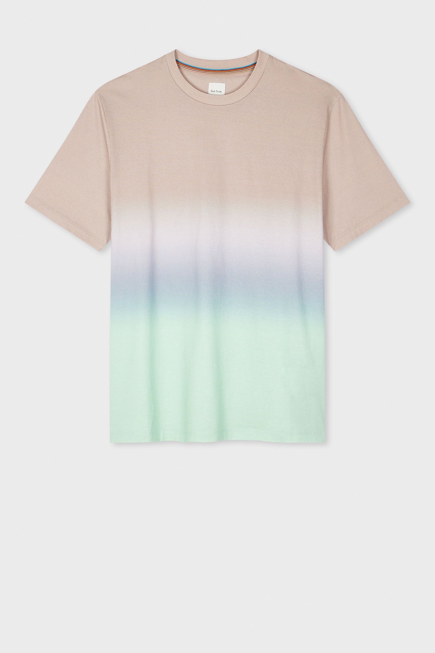 MENS STRIPE PRINT TSHIRT MAUVE 3