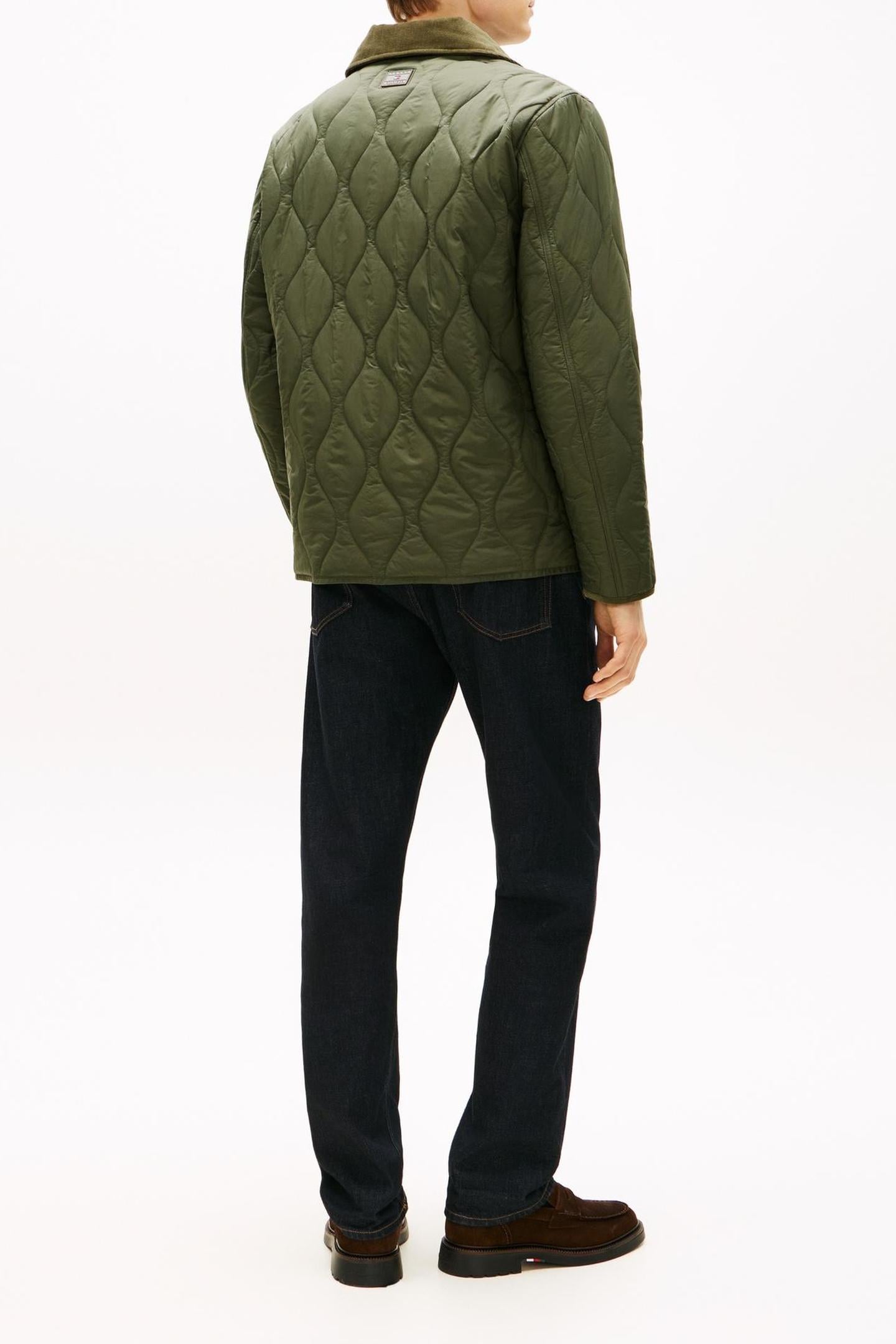 MID ONION QUILTED JACKET BATTLE GREEN 3
