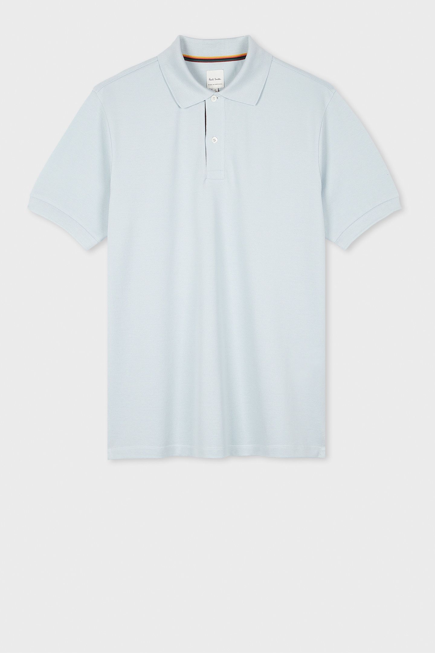 GENTS POLO SHIRT STR PLACKET LIGHT BLUE 1