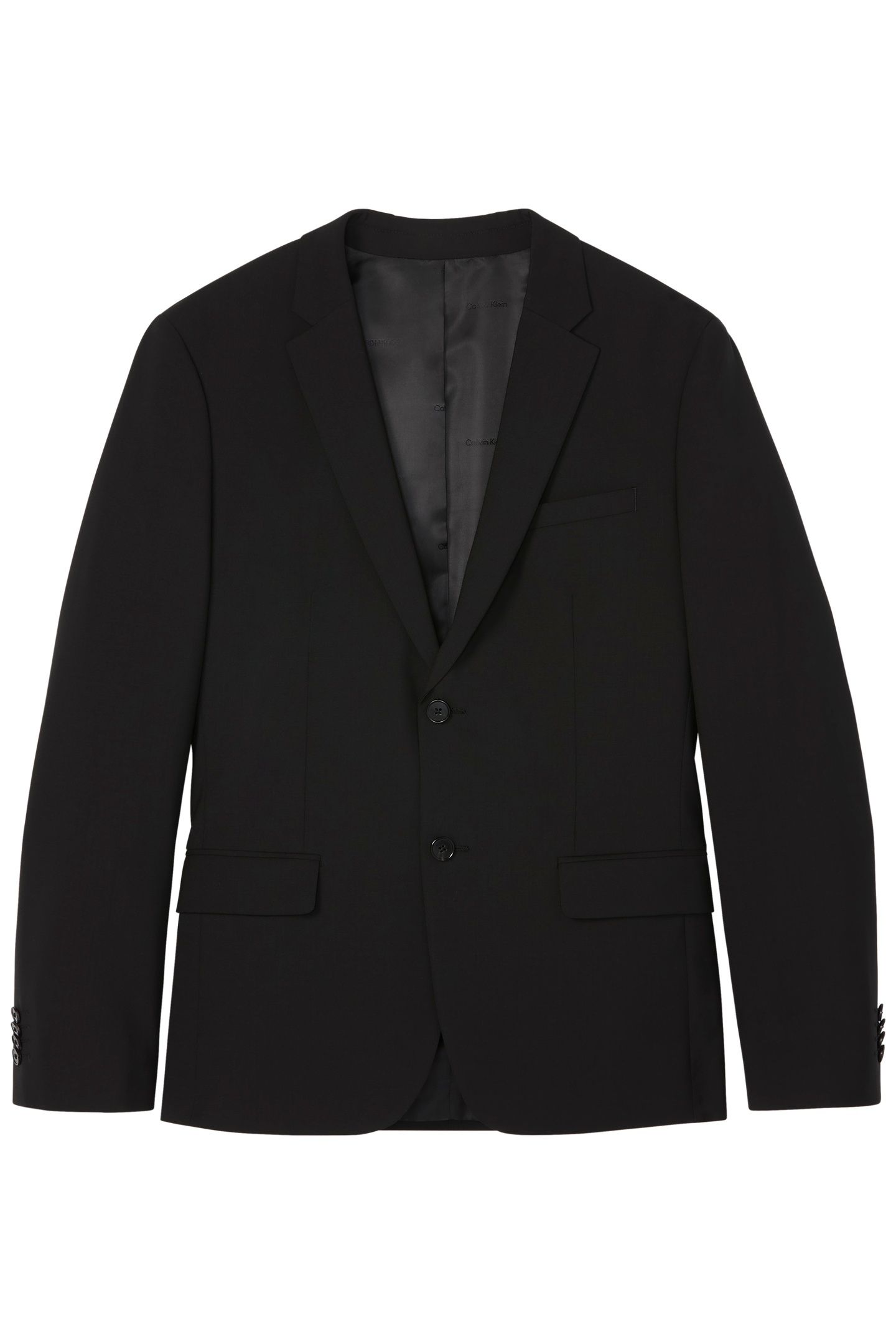 LS ITALIAN WOOL BLEND BLAZER BLACK 4
