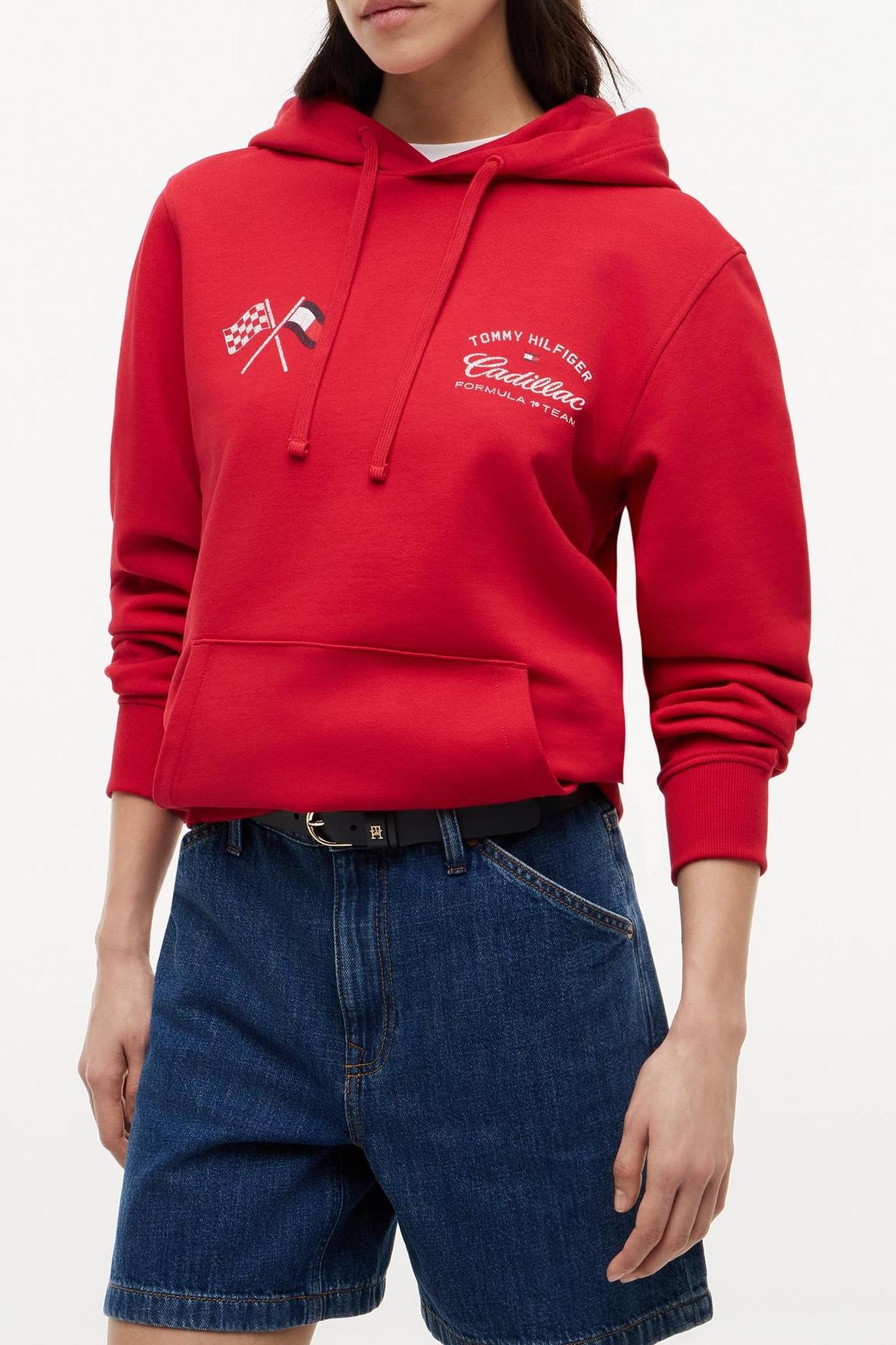 UNISEX TH X CF1 VARSITY GRAPHIC RED 1