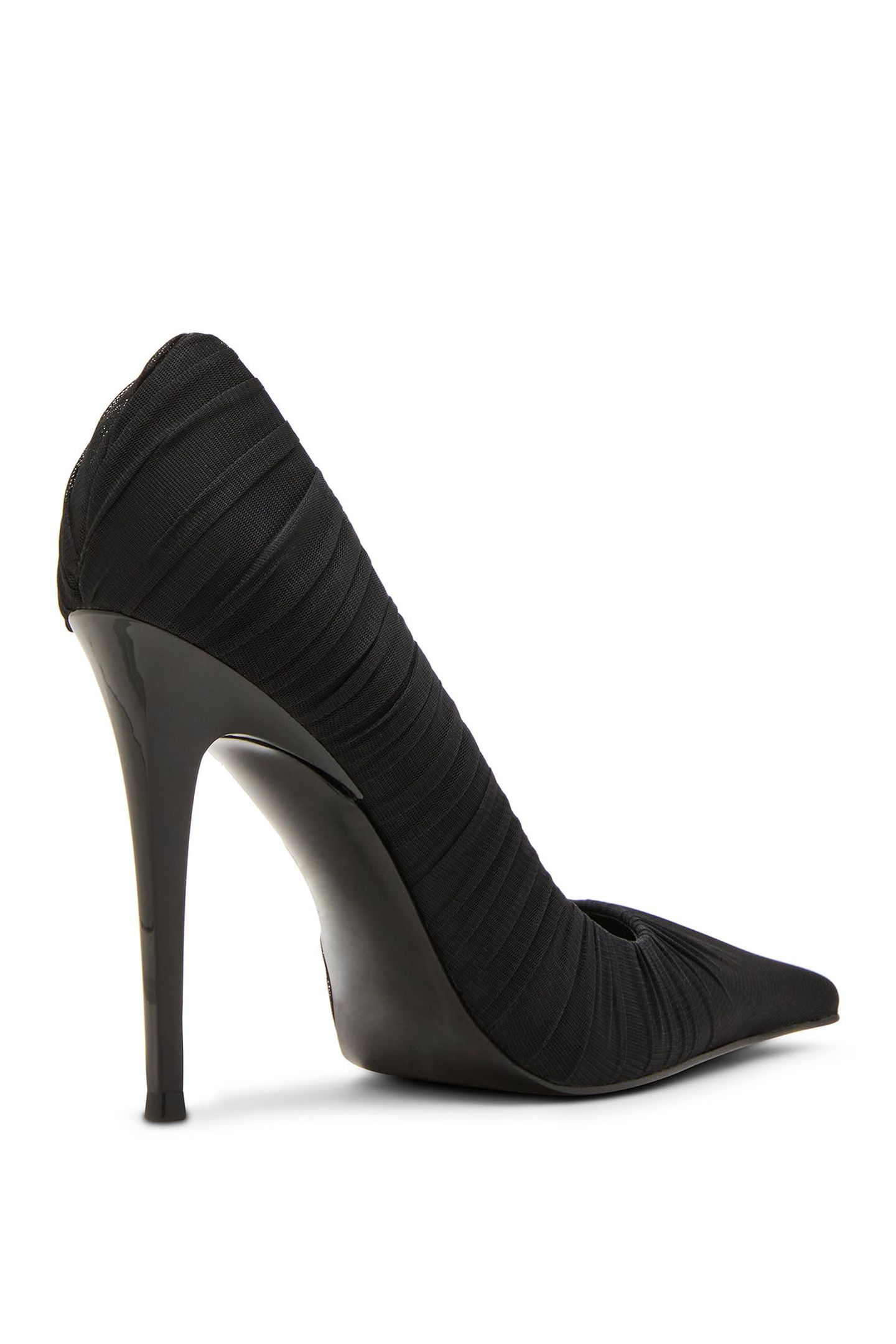 EVANGELINE PUMPS BLACK MESH 3