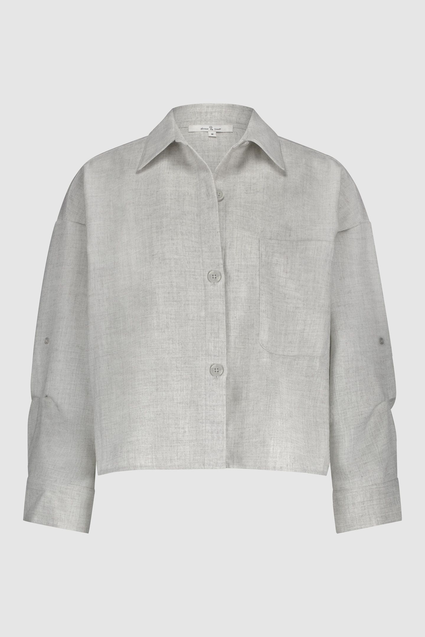 GIRLS BLAIR BLOUSE LIGHT GREY MELANGE 1