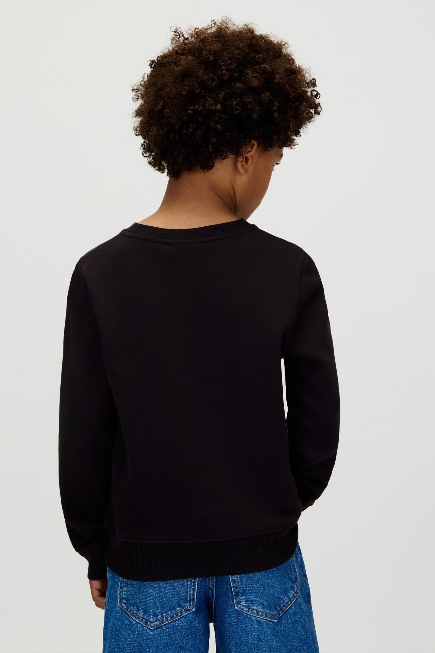 BOYS FESTIVE MONO SWEATSHIRT BLACK 2