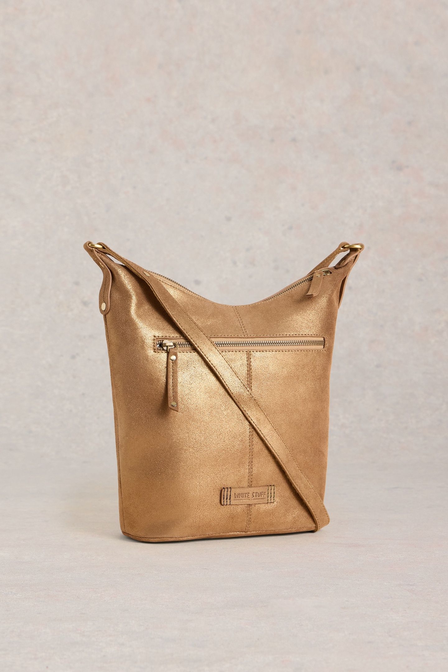 FERN LEATHER CROSSBODY MIXED METALLIC 2