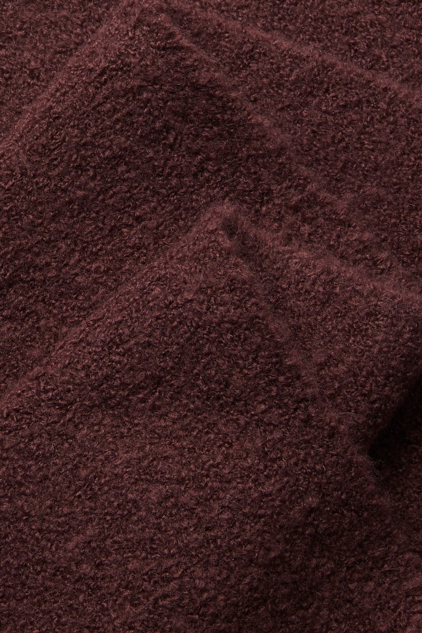 CK PATCH BOUCLE SCARF FUDGE 3