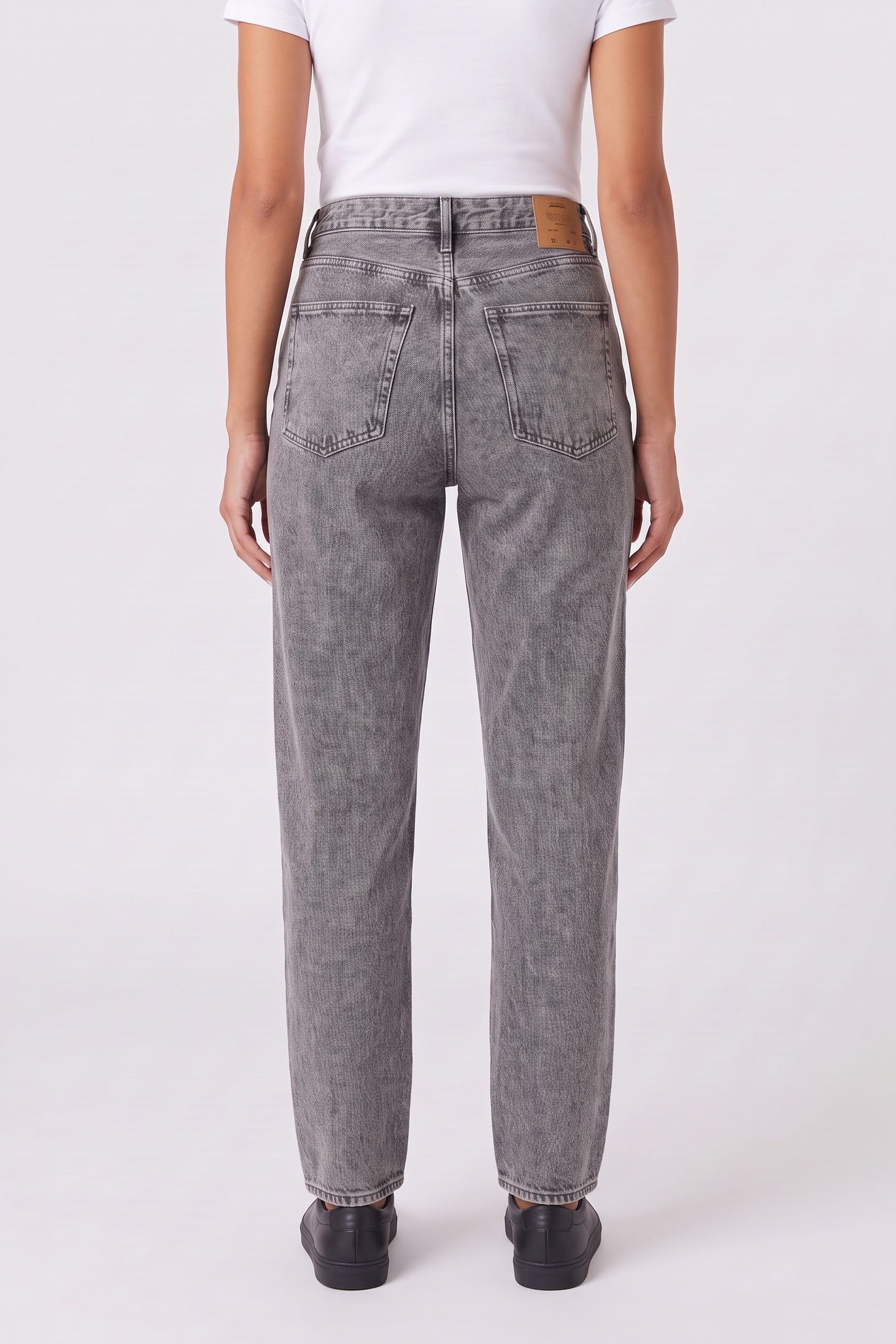 TIZANIE 5-POCKET TROUSERS GRIS POIVRE ET SEL 2
