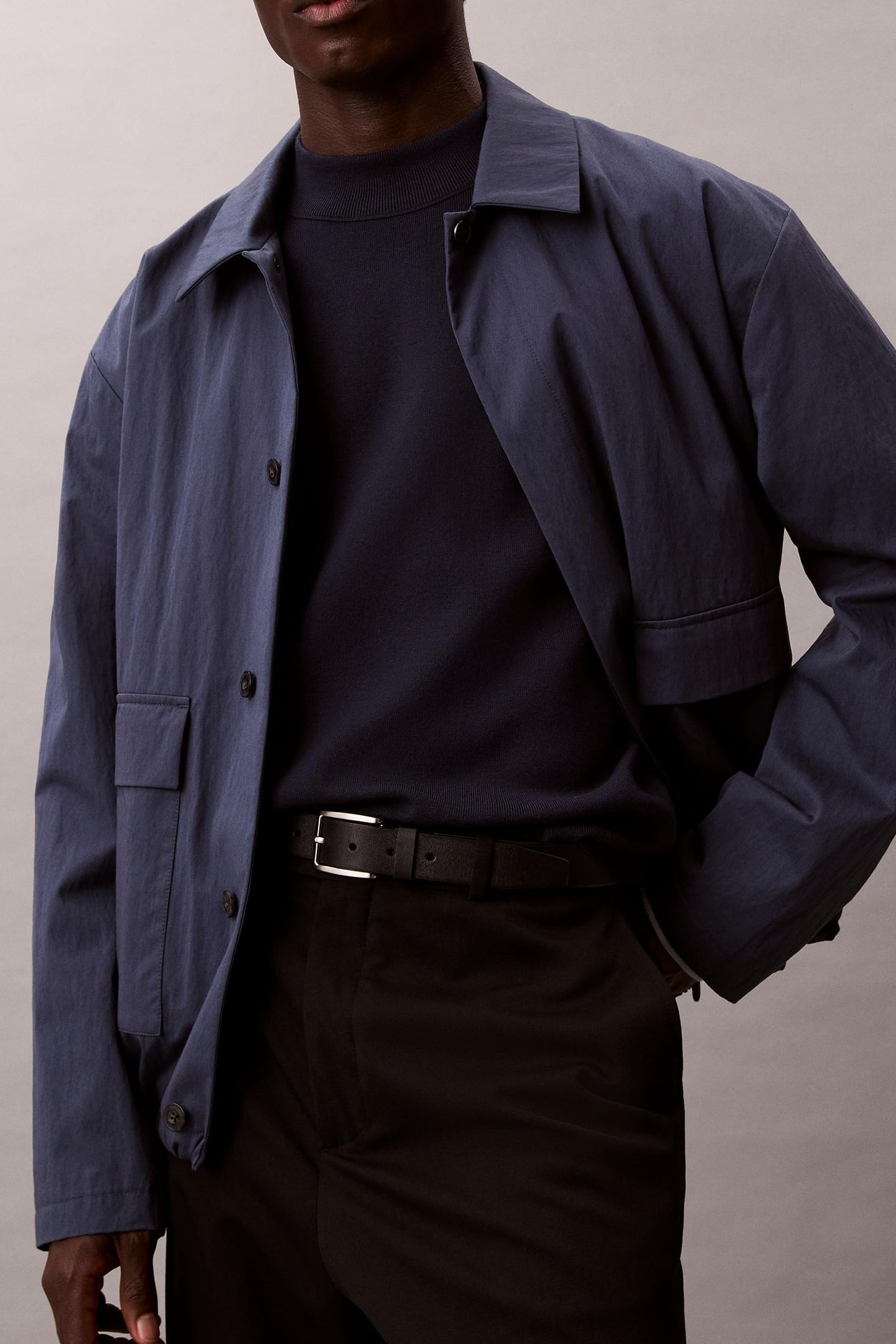 LS SNOWY TECH KNIT SWEATER DARK SAPPHIRE 5