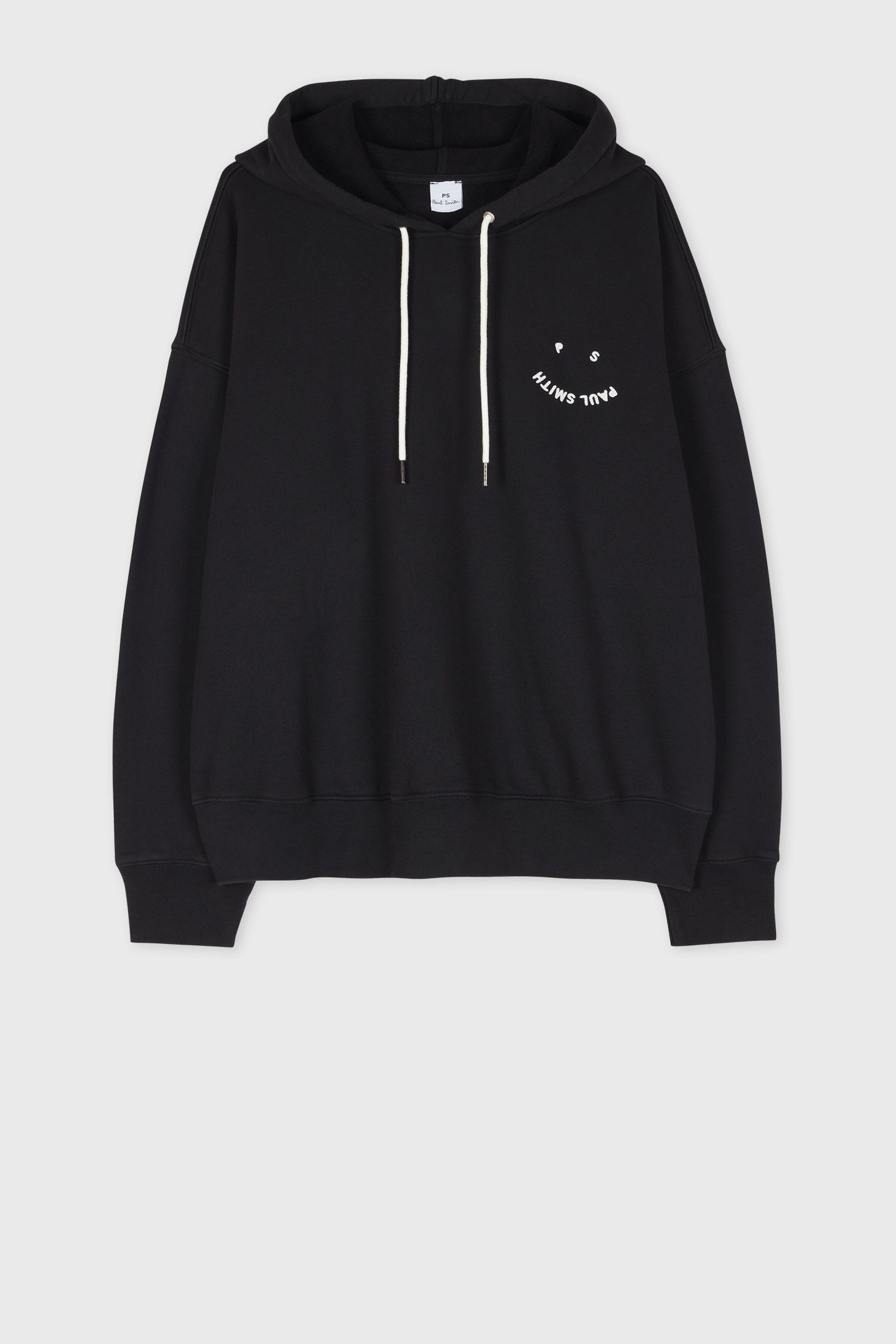 WOMENS HOODIE PS HAPPY BLACK 1