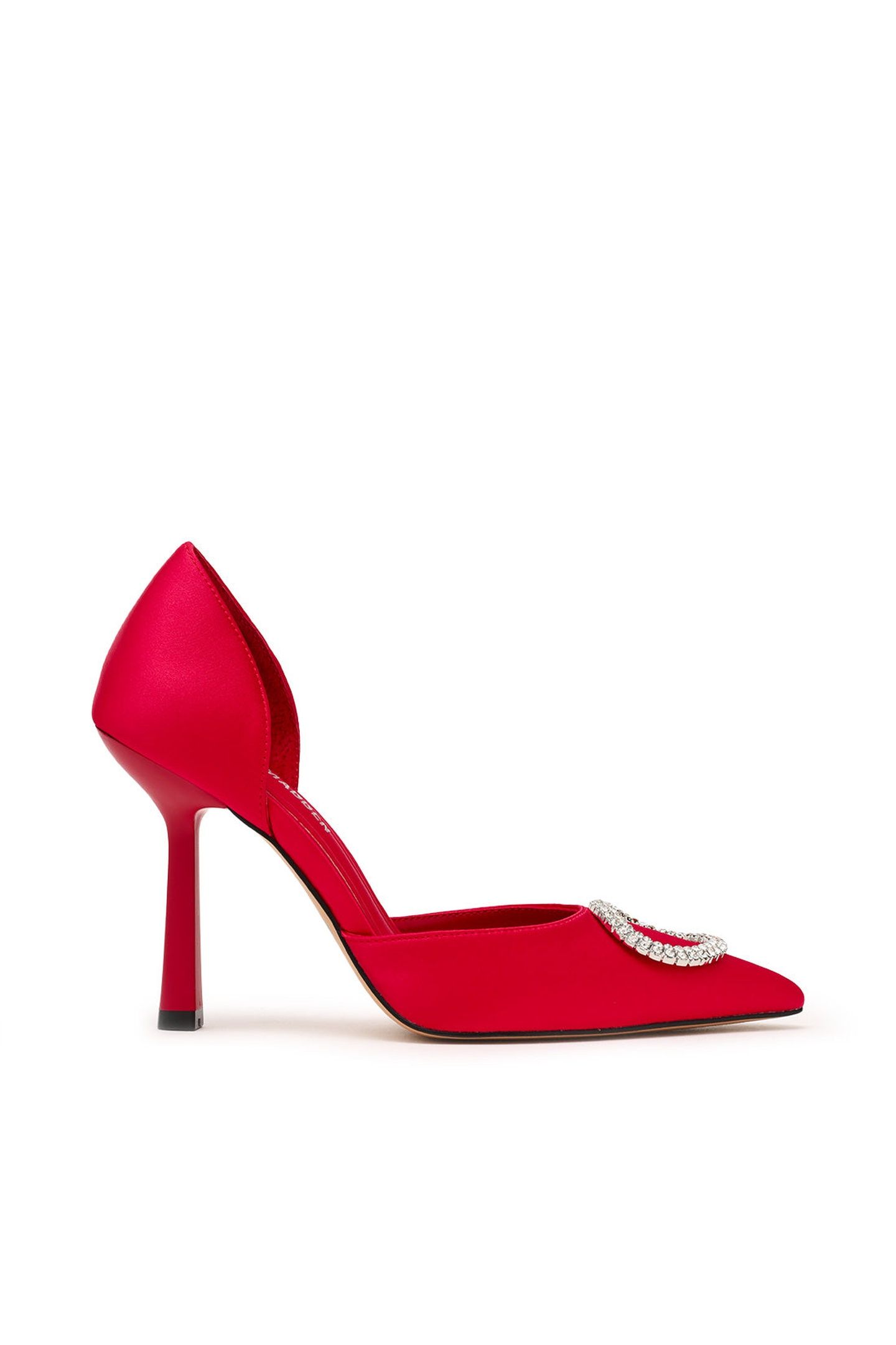 SPARKLING PUMPS RED SATIN 1