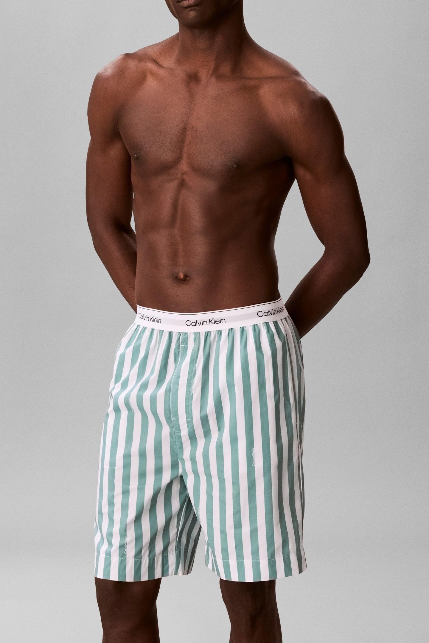 SLEEP SHORT VERTICAL BOARDWALK LOGO STRIPE 1