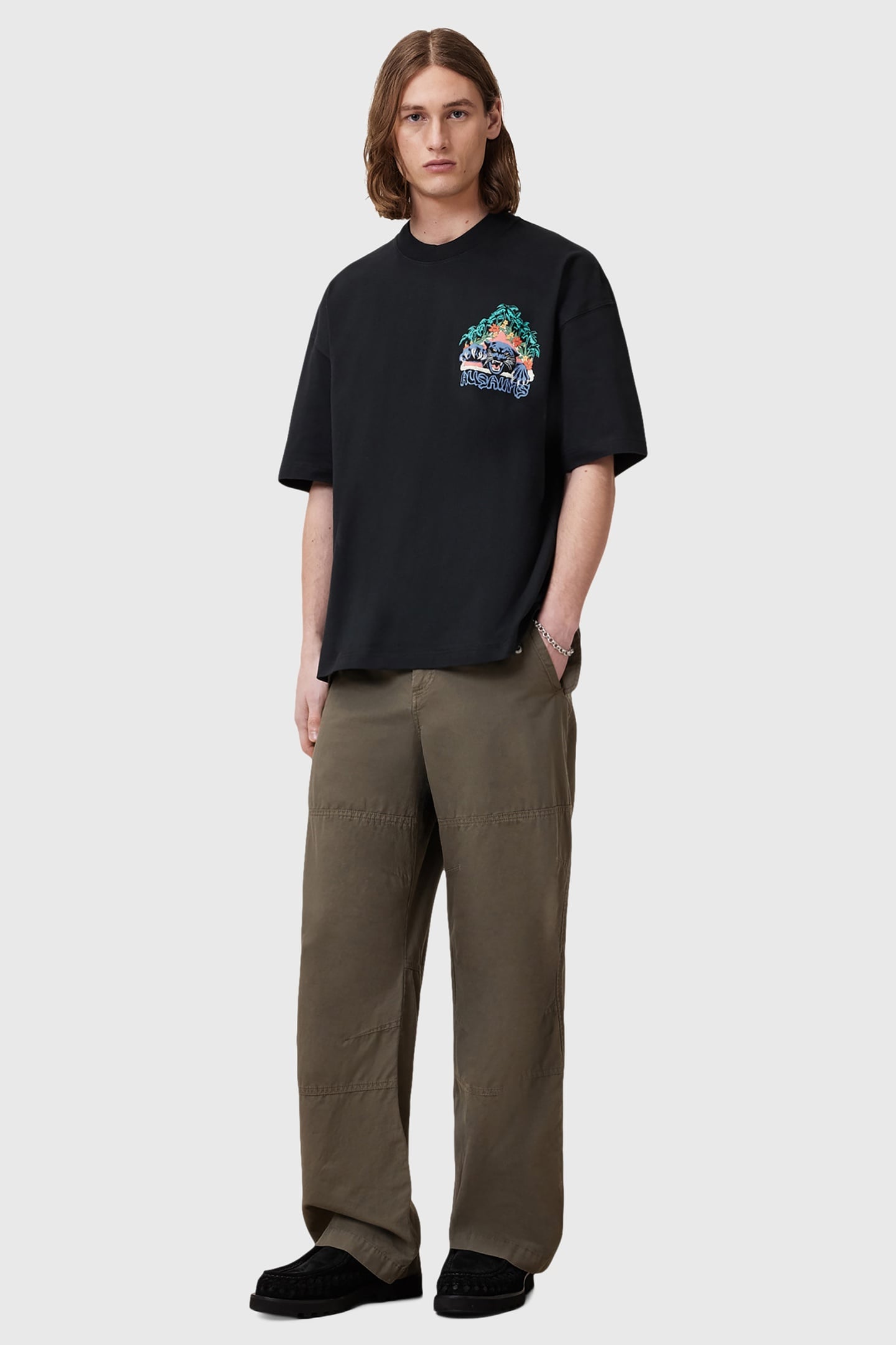 POUNCE SS CREW WASHED BLACK 1
