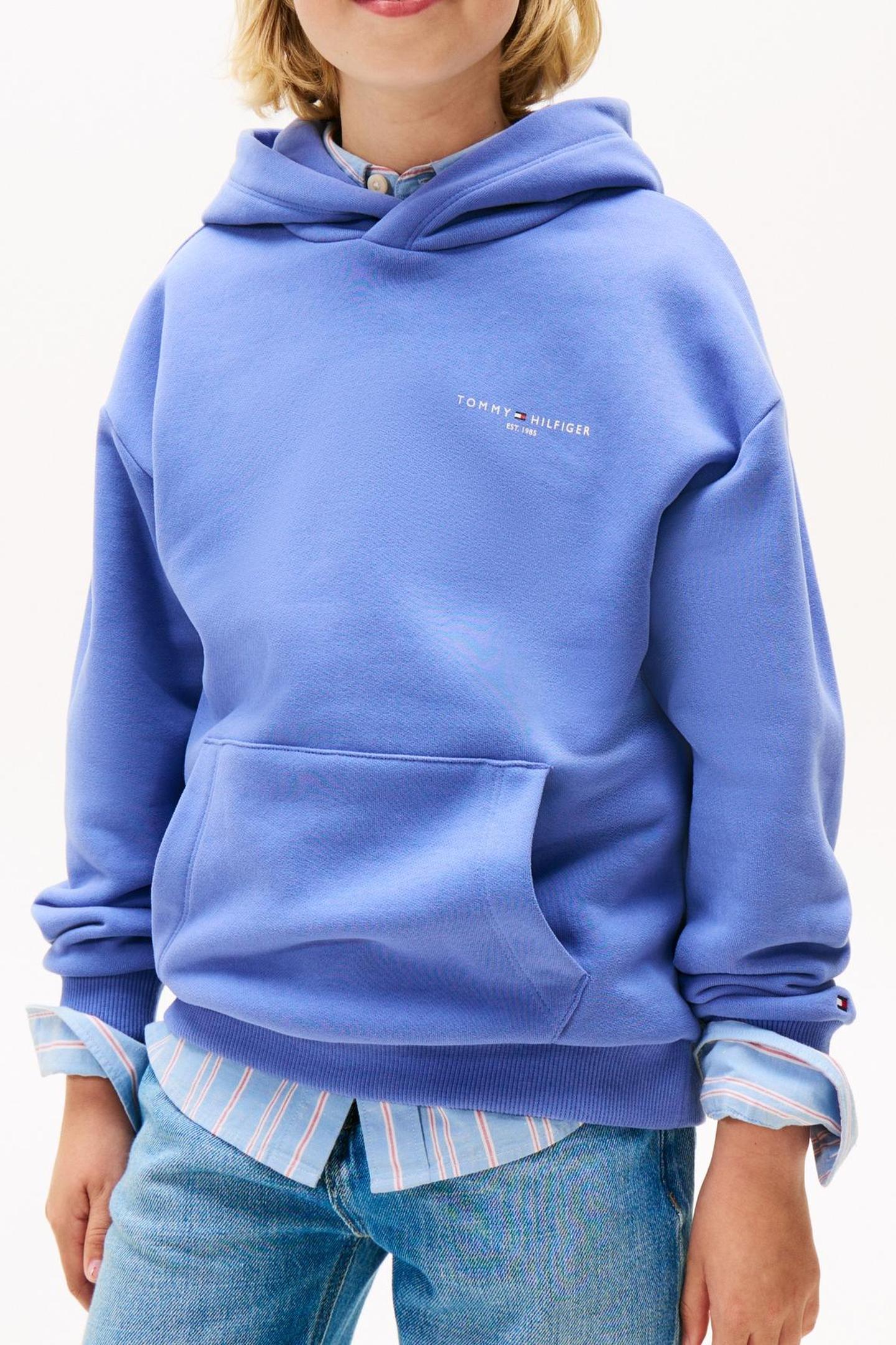 UNISEX MINI CORP HOODIE SOFT SAPPHIRE 4