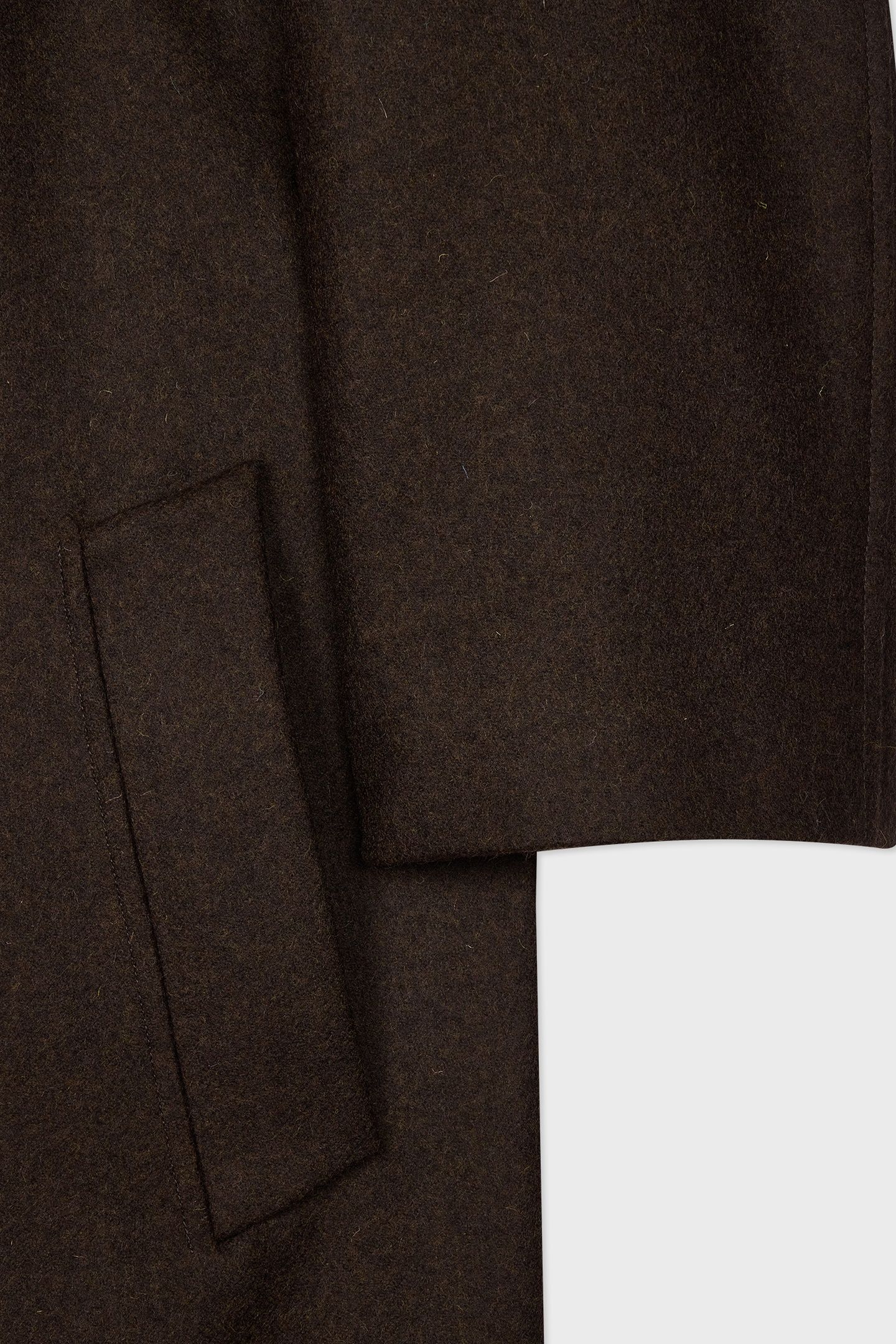 MENS WOOL COAT BROWN 6