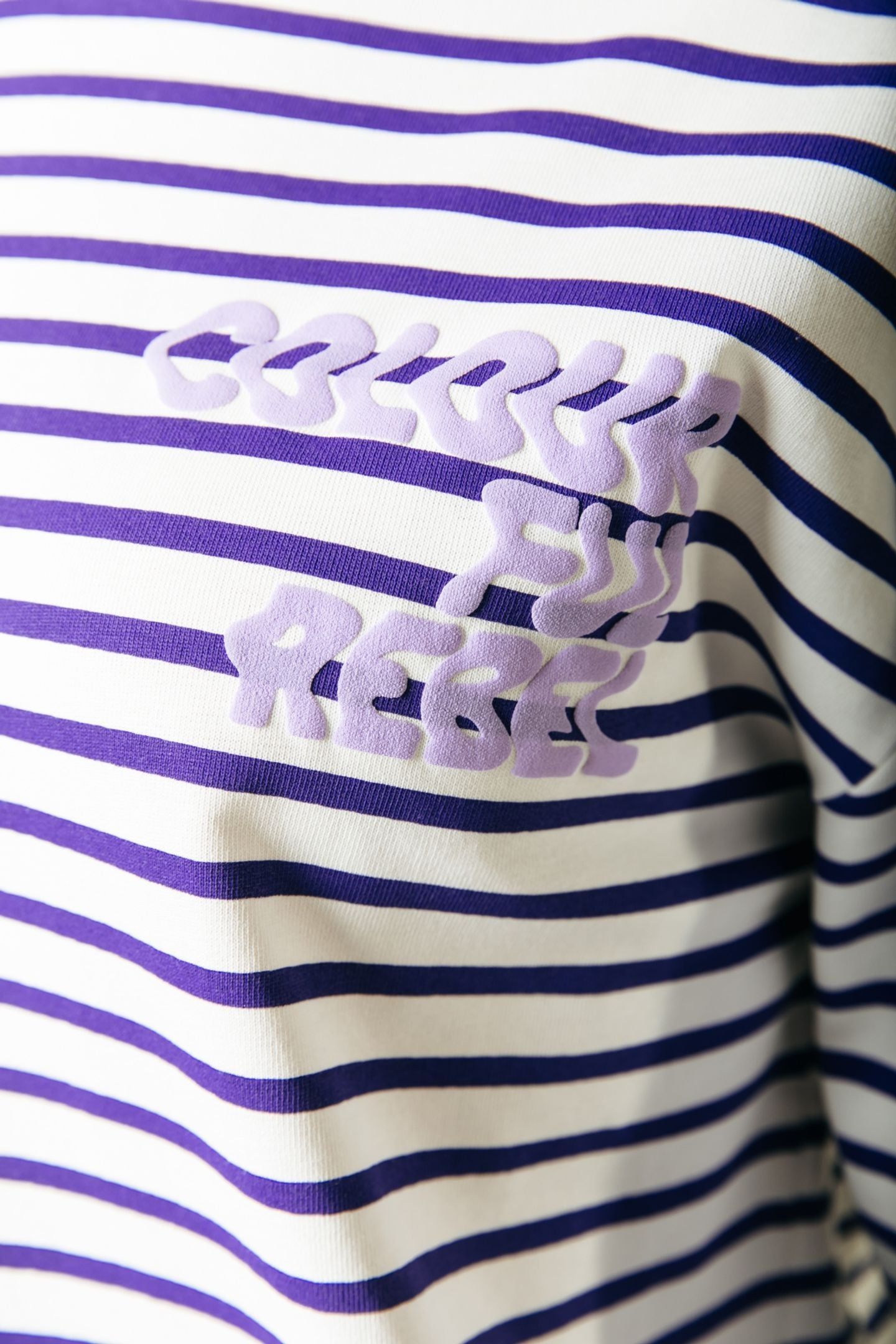 LOGO WAVE STRIPE LONGSLEEVE TEE LIBERTY PURPLE 5