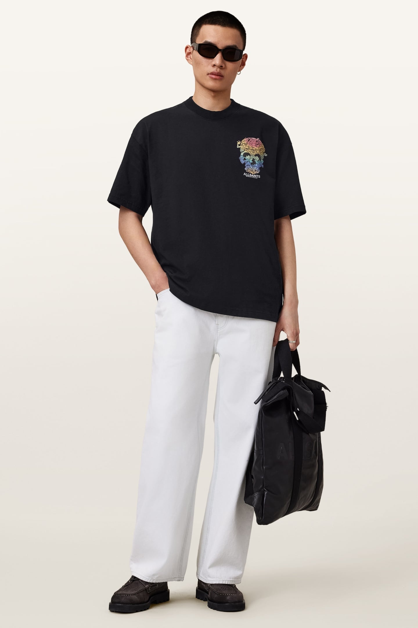 TRANCE SS CREW WASHED BLACK 5