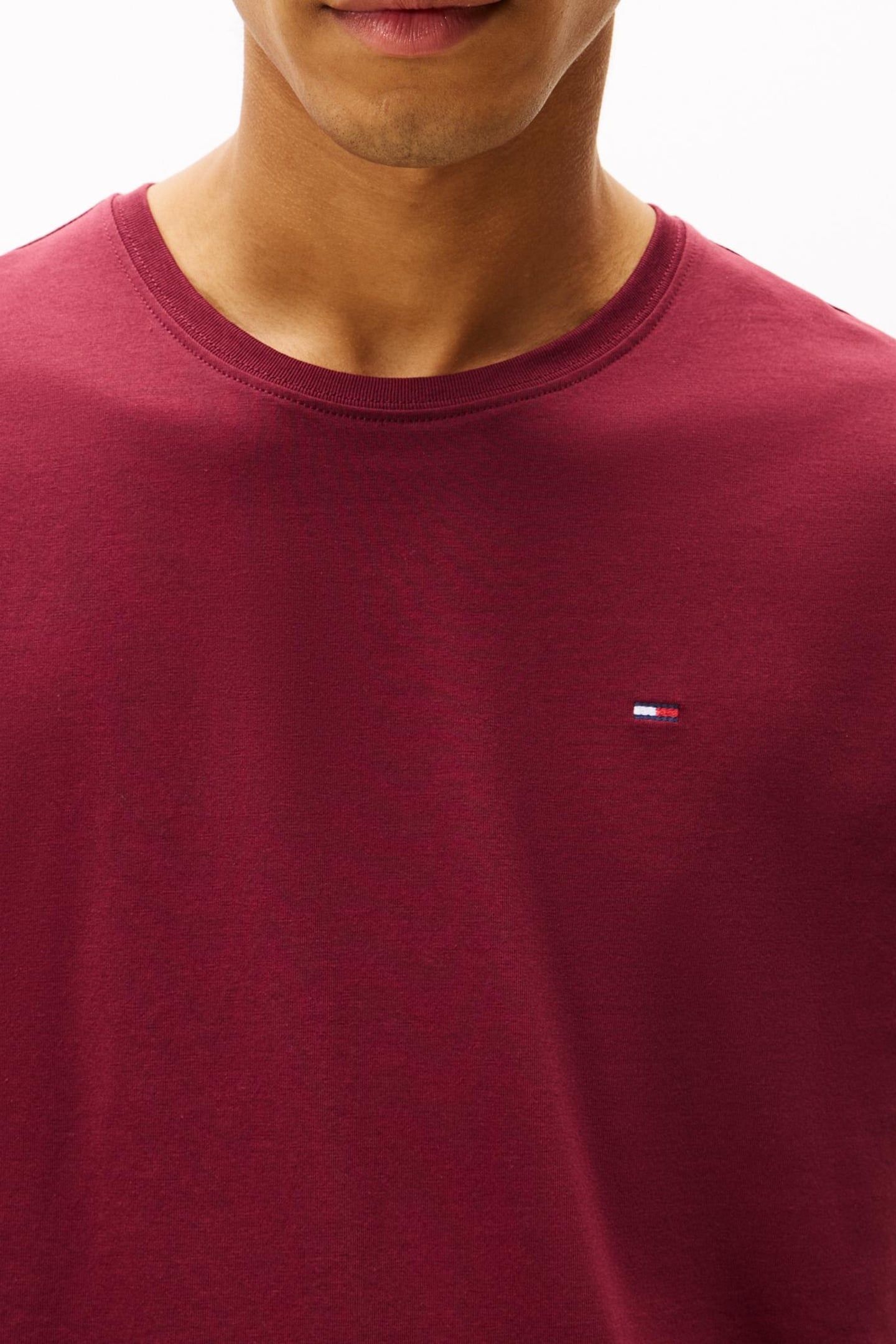 TJM XSLIM JERSEY TEE RED WINE 5