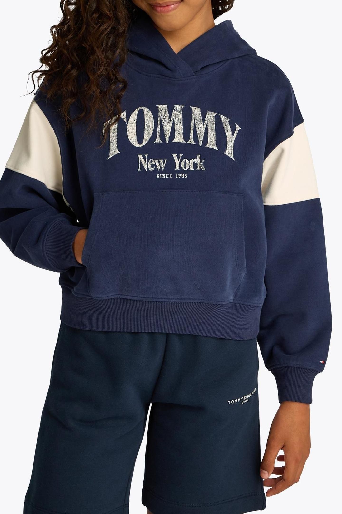 GIRLS VARSITY COLORBLOCK YALE NAVY 1
