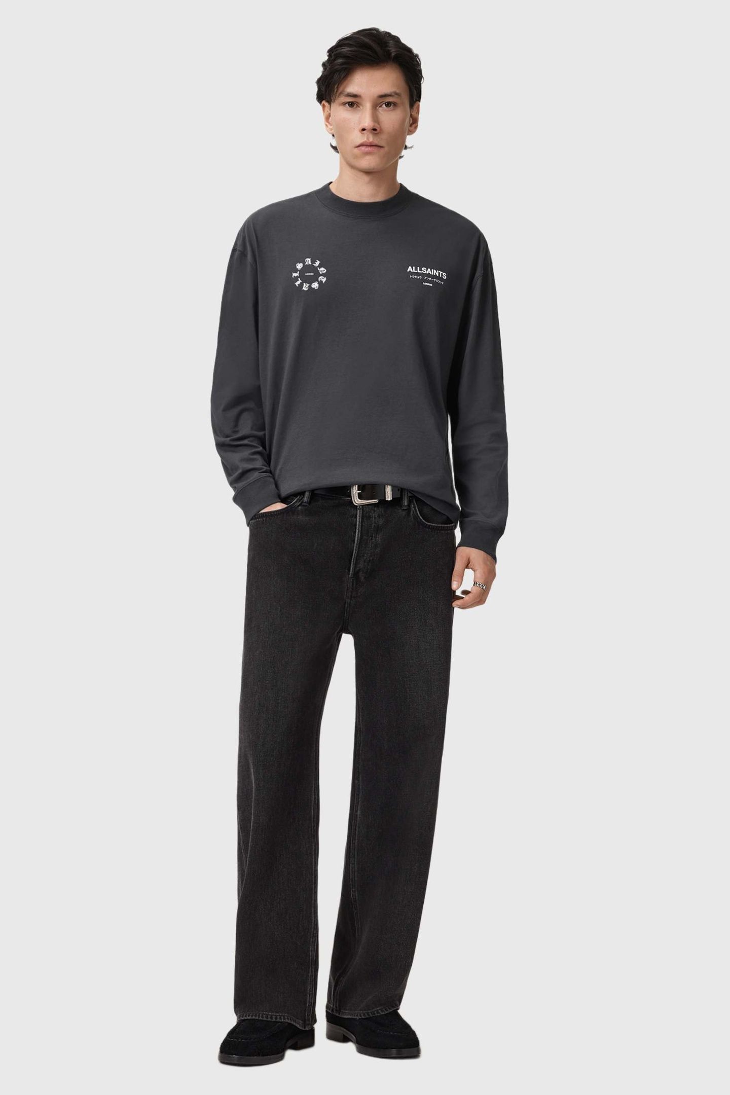 KINDRED LS CREW WASHED BLACK 1