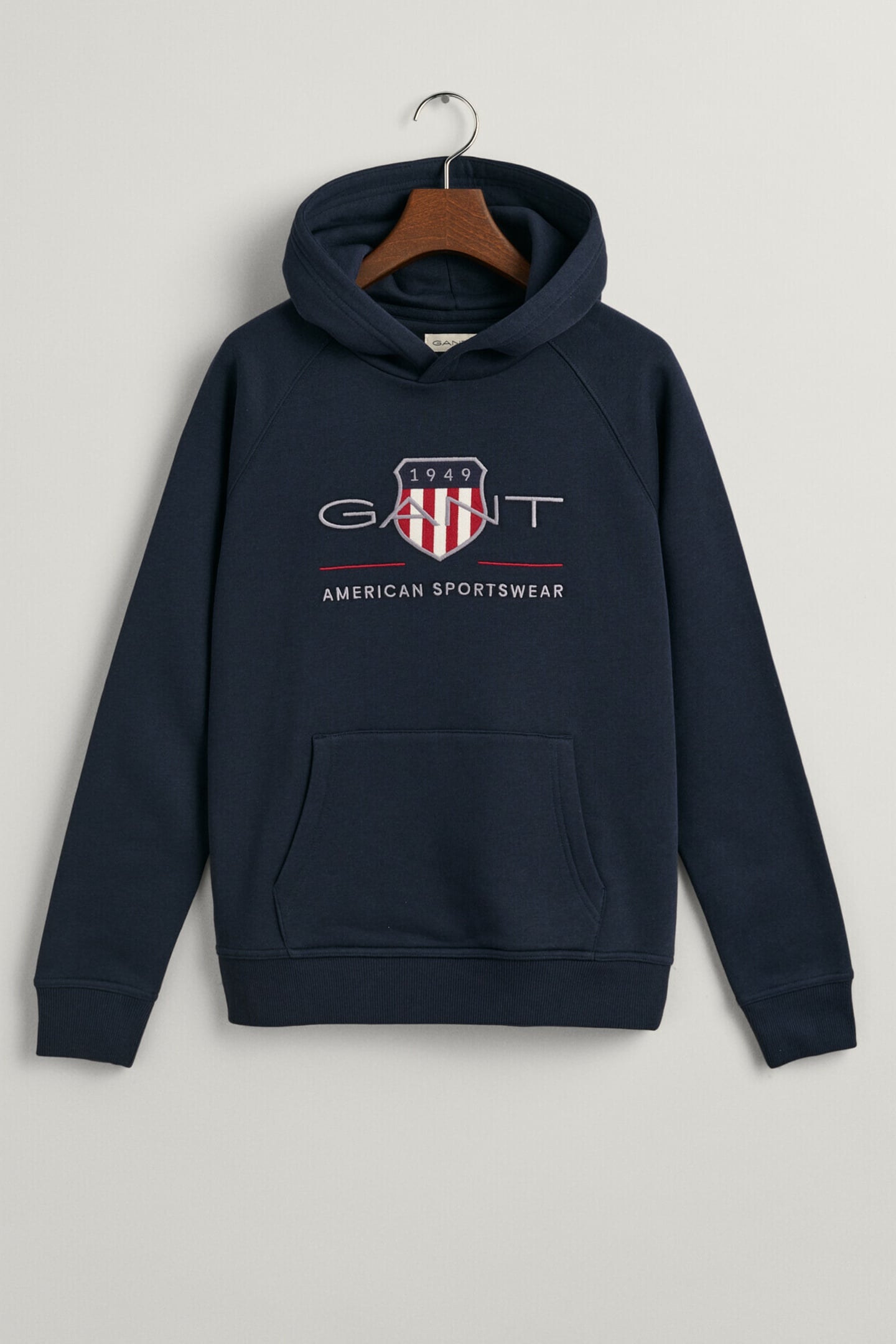 TEEN UNISEX ARCHIVE SHIELD HOODIE EVENING BLUE 4