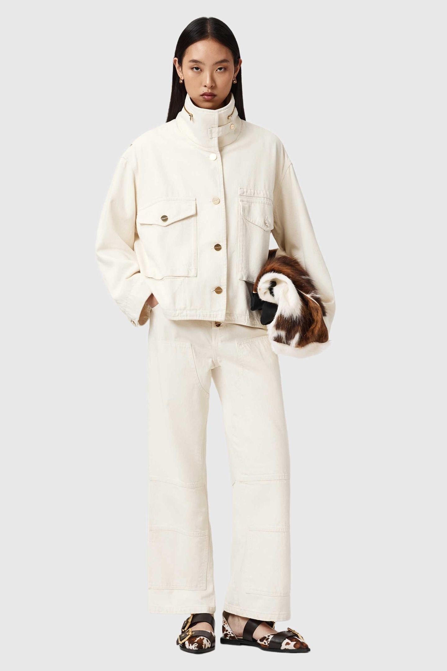 CLAY DENIM JACKET ECRU WHITE 5
