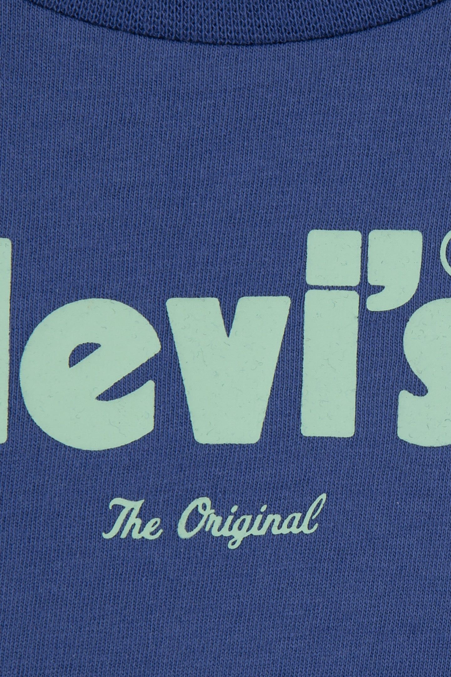 BOYS POSTER LOGO ORIGINAL TEE TRUE NAVY 3