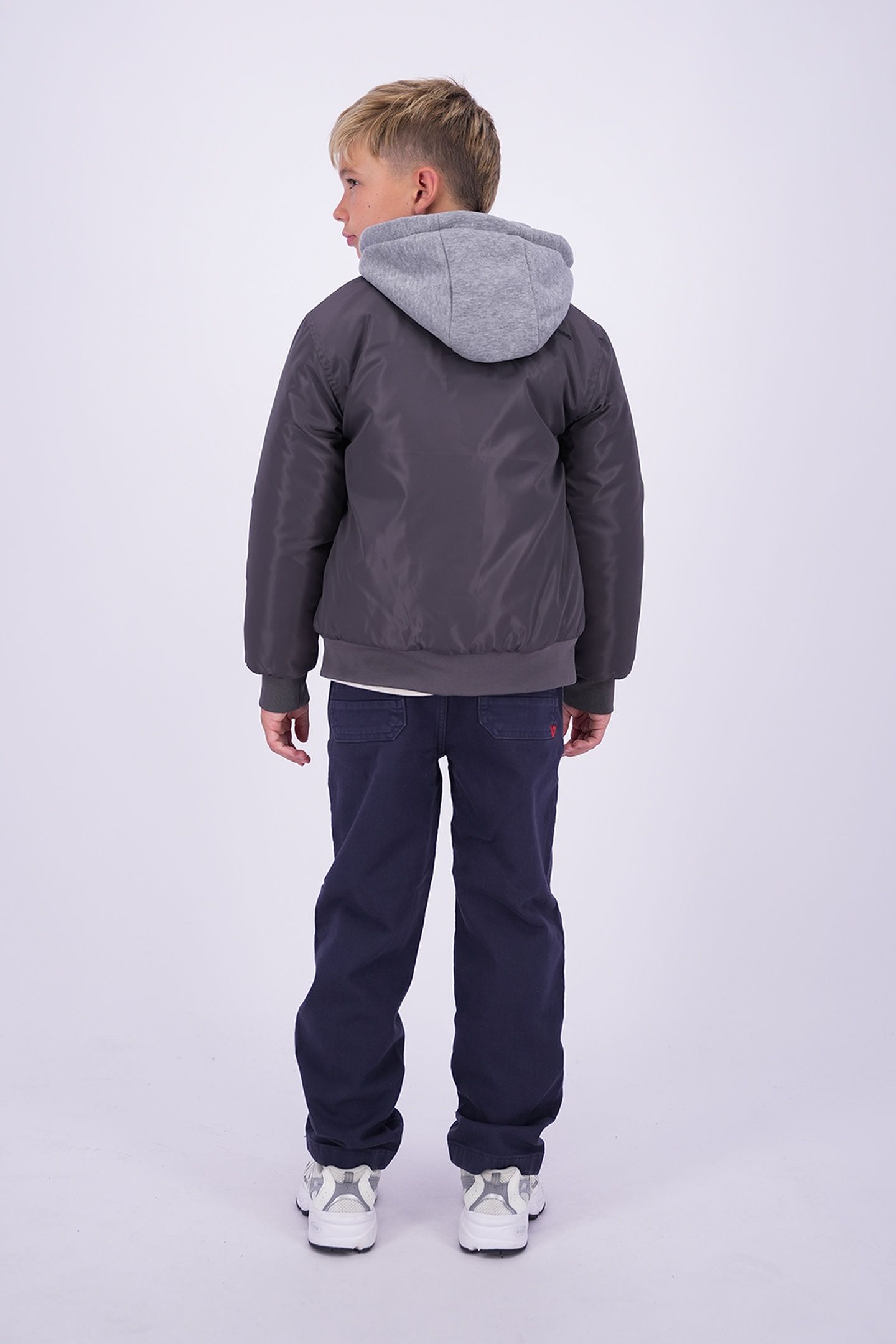 BOYS TOCER JACKET OUTDOOR GREY STONE 2