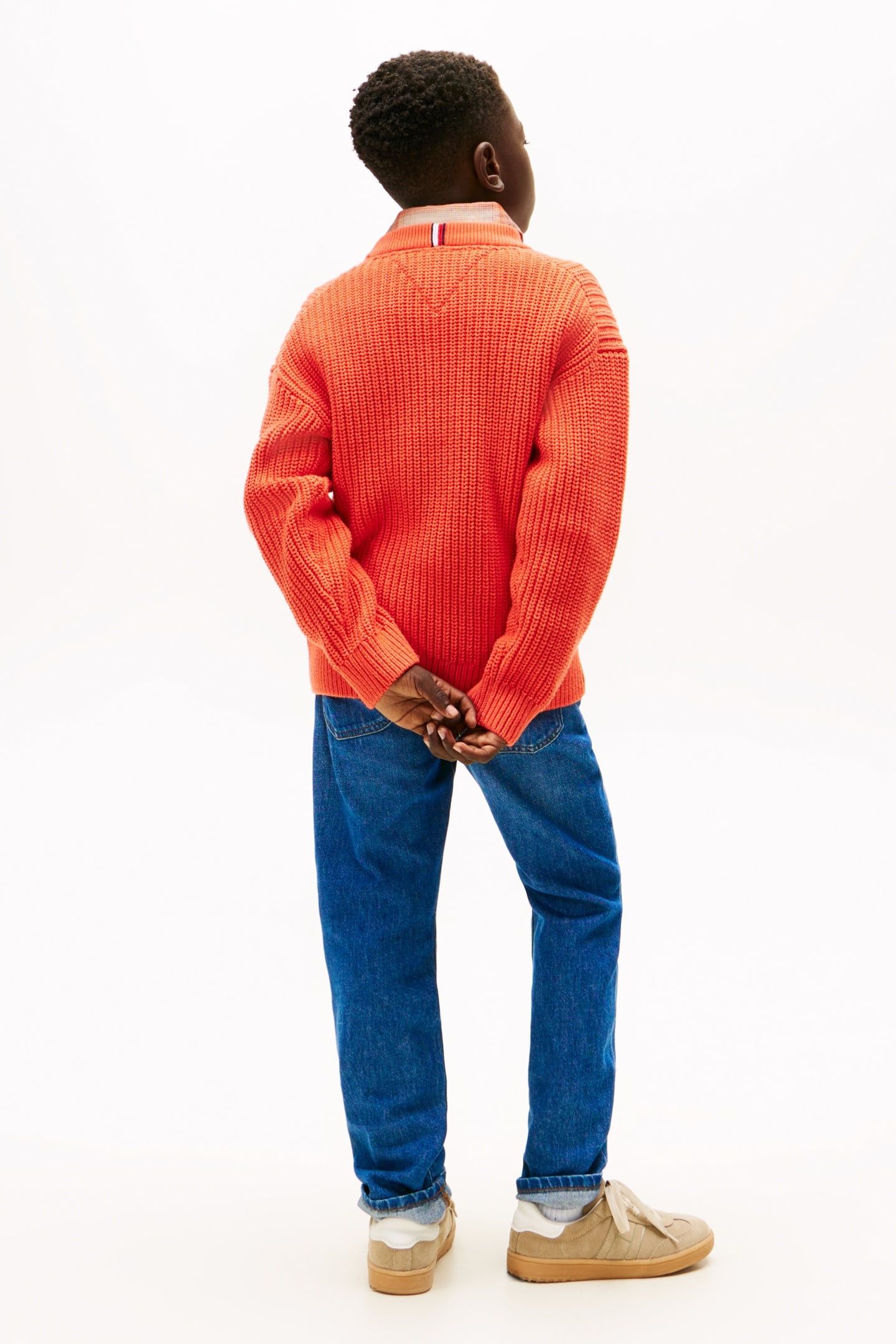 BOYS HALF CARDIGAN C-NECK HORIZON 2