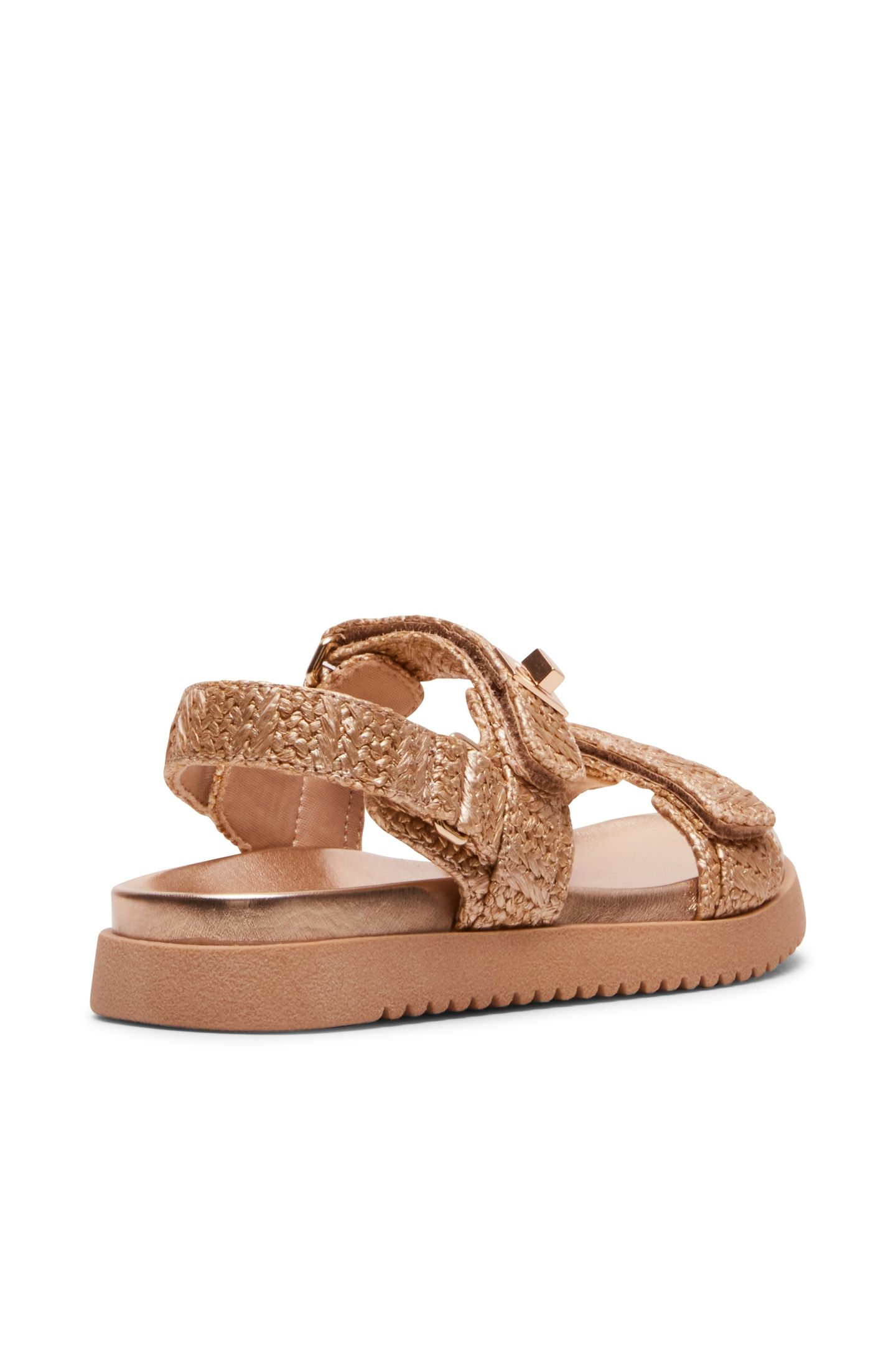 JMONA SANDALS GOLD RAFFIA 4