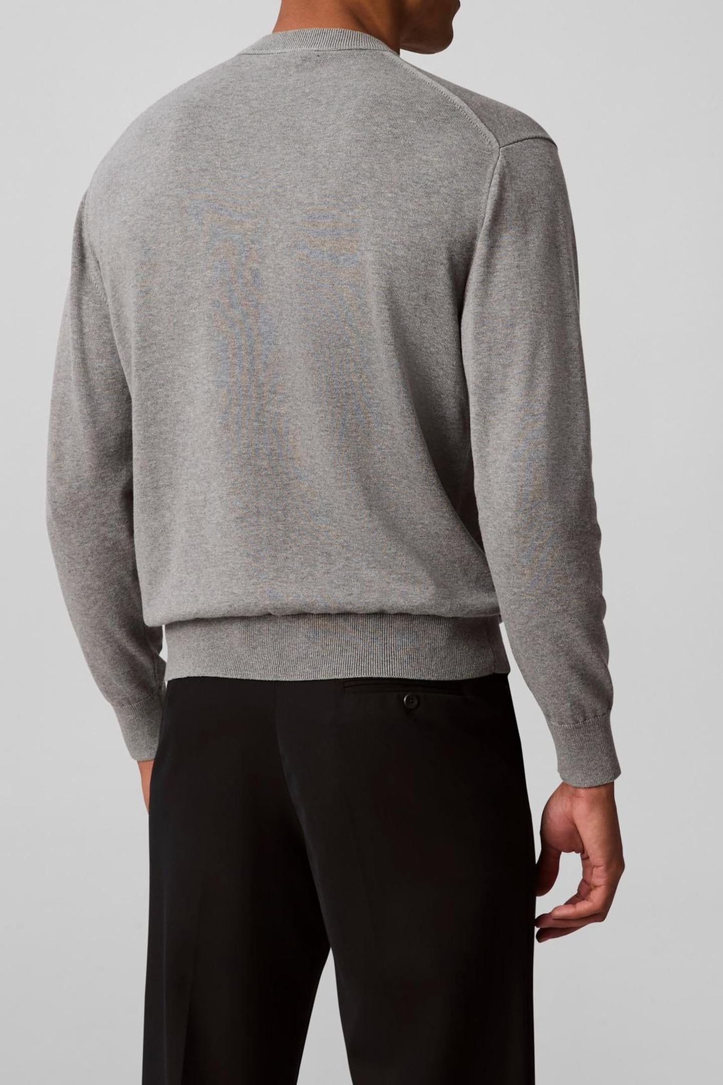 LS COTTON RELAXED B30 GREY HEATHER 2