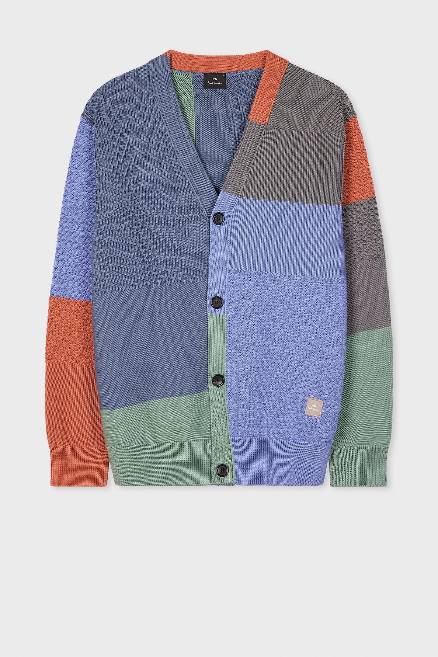 MENS CARDIGAN BUTTON THRU MULTI COLOURED 4