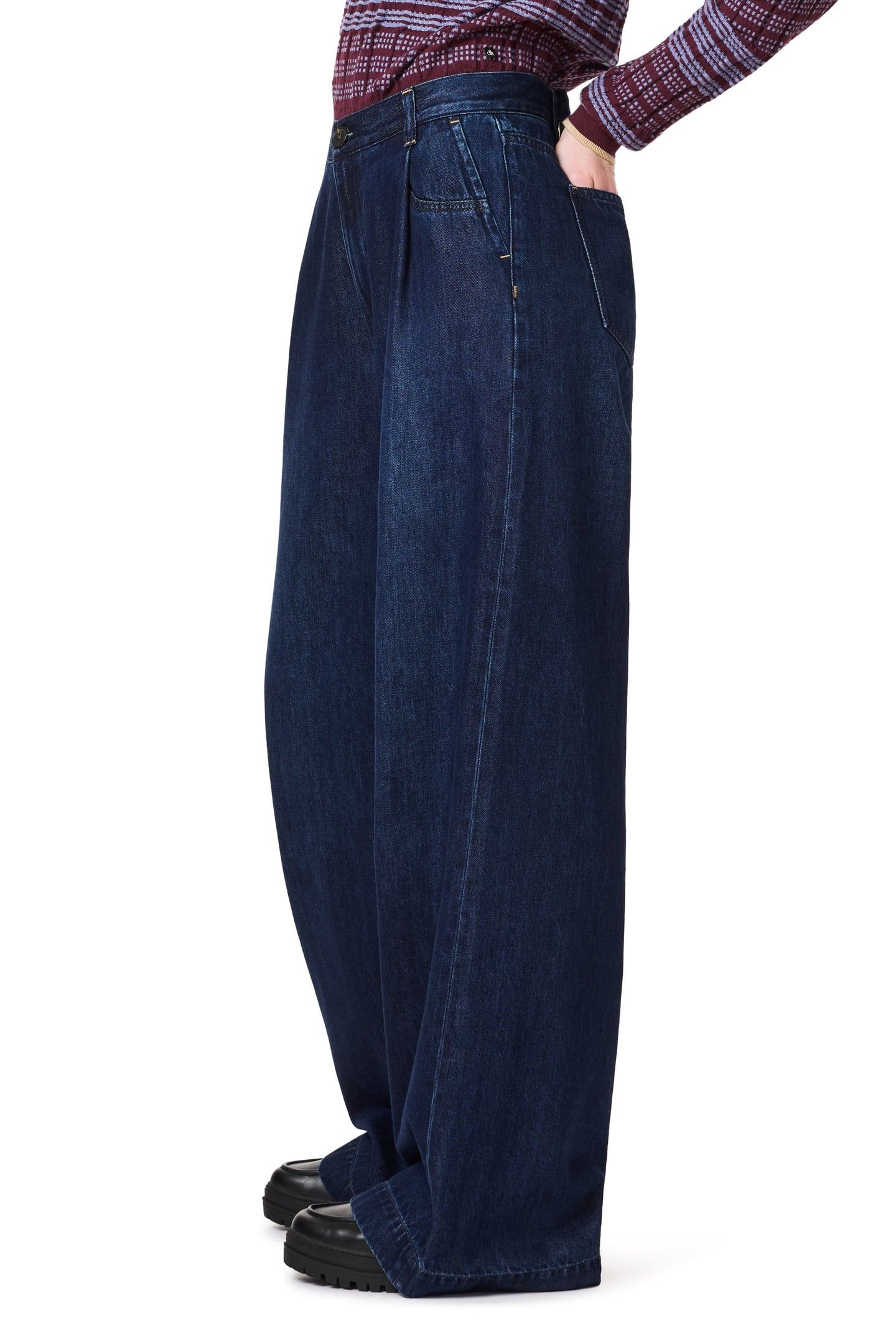 WIDE DENIM TROUSER RINSE 3