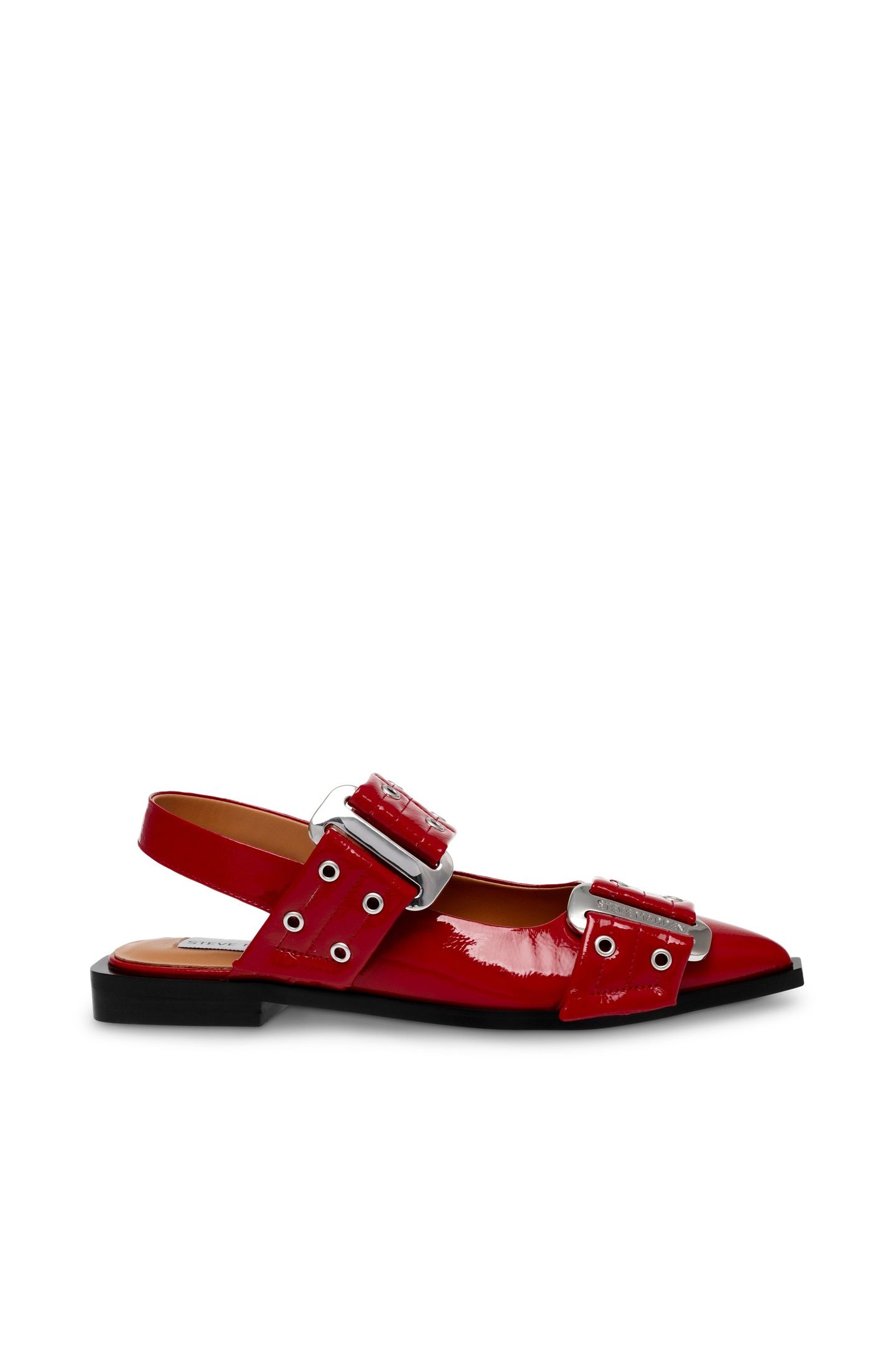 GRAND AVE FLAT SHOES RED PATENT 1