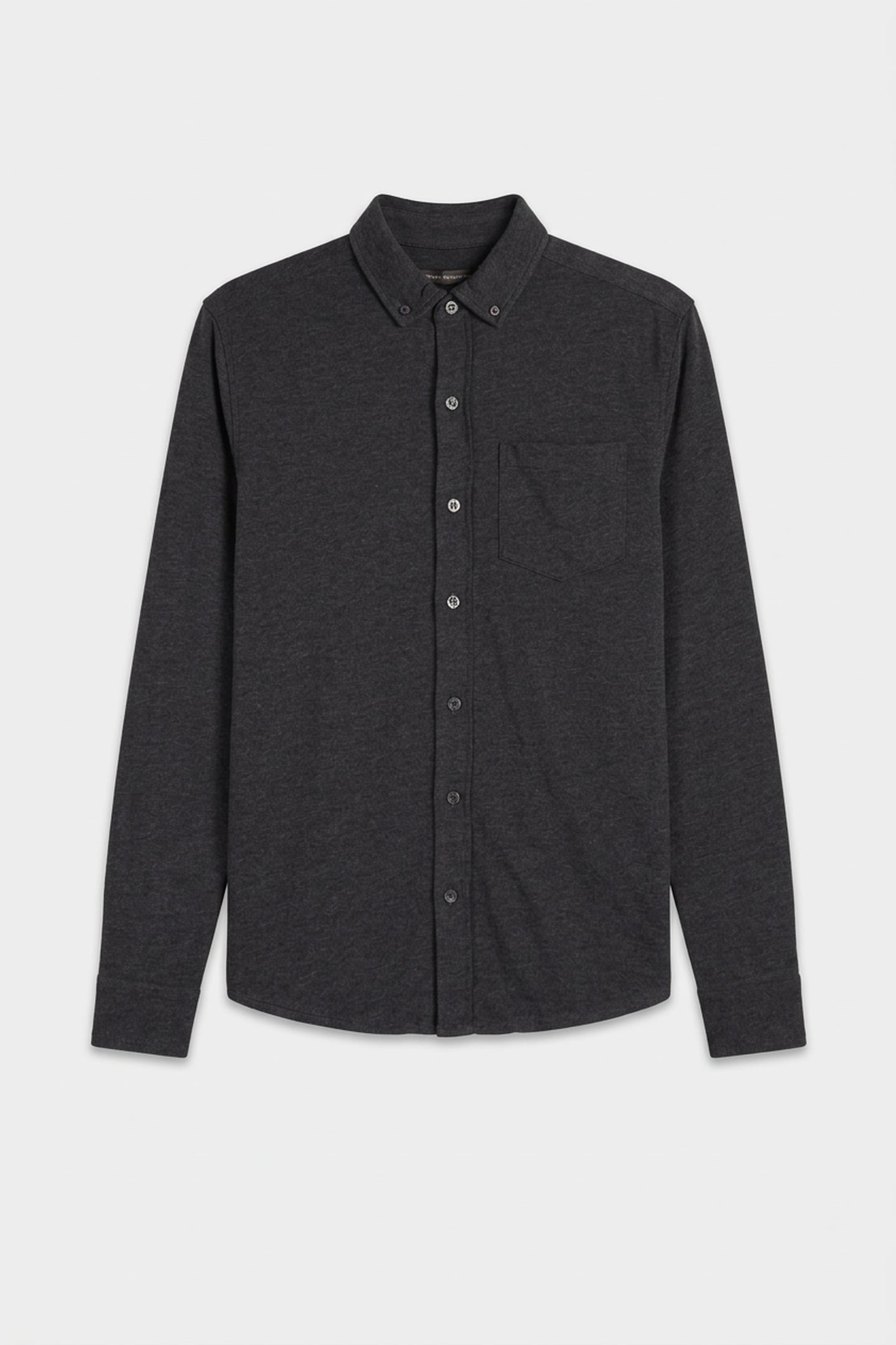 SHIRT POCKET LS CHARCOAL MEL 3