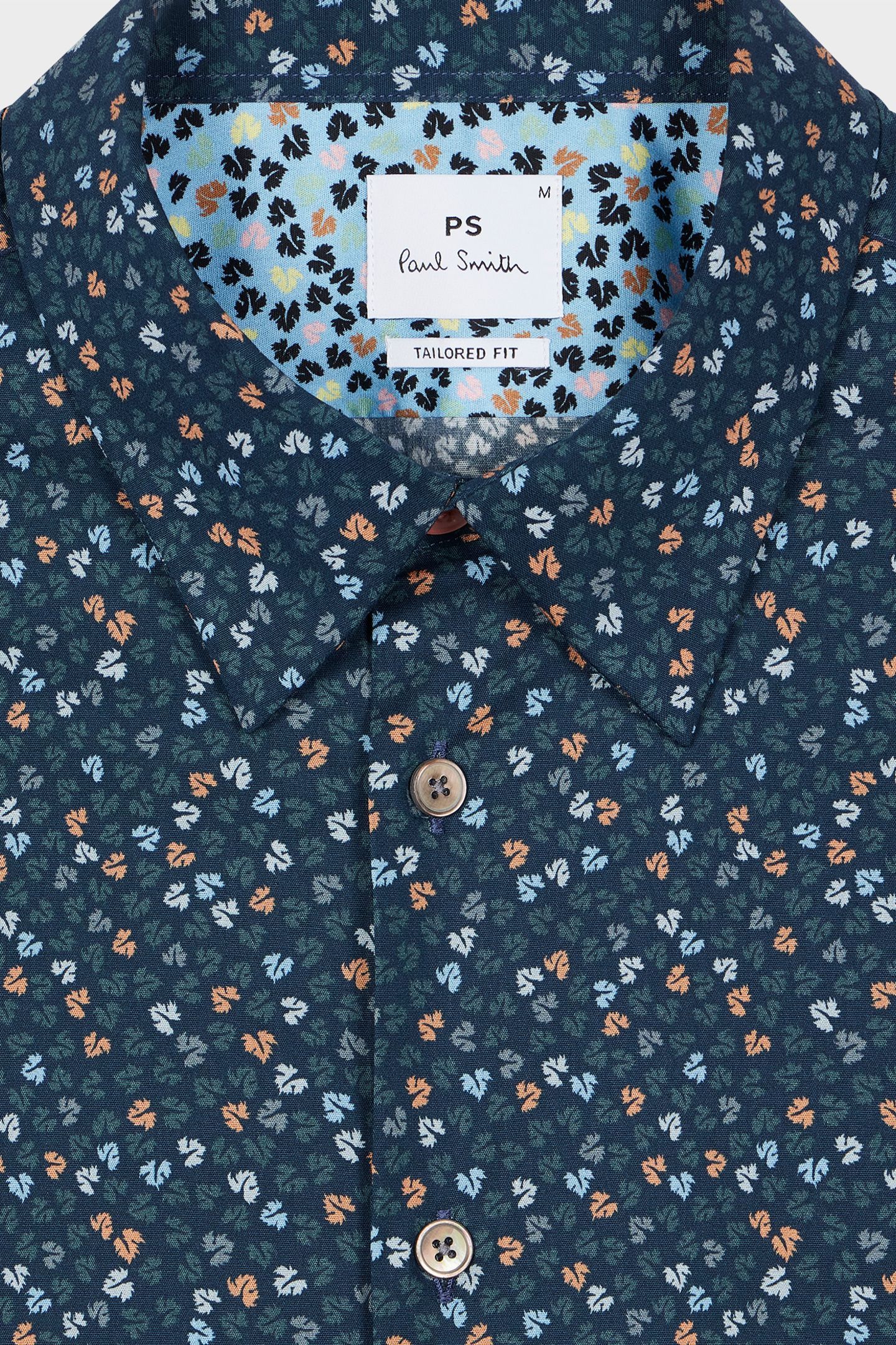 MENS SS TAILORED FIT SHIRT VERY DARK NAVY 4