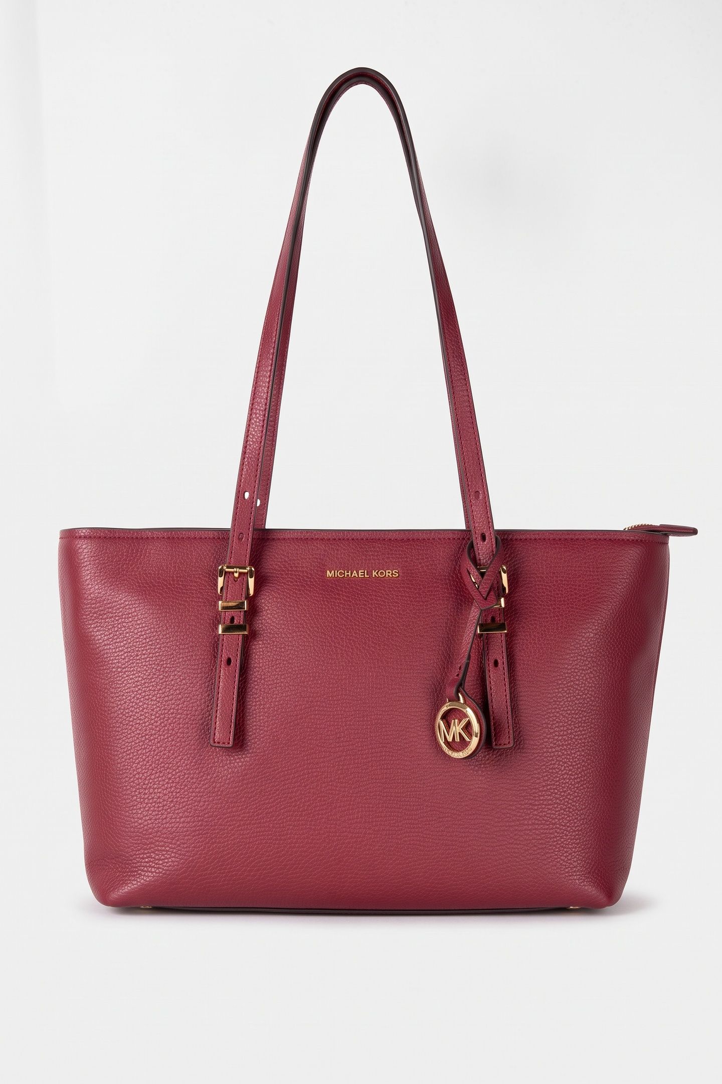 MEDIUM TOP ZIP TOTE MULBERRY 1