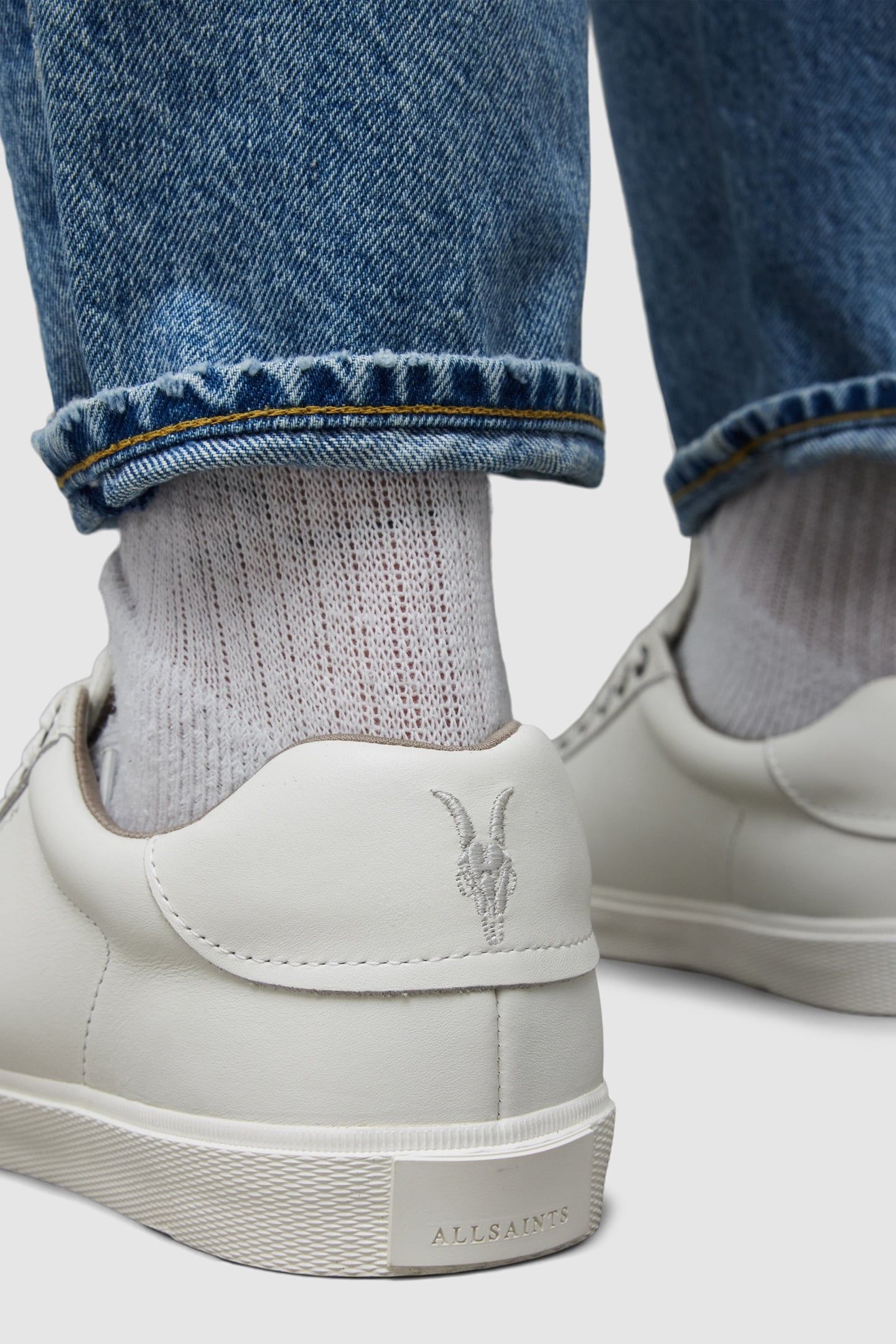 BRODY LTHR LOW TOP WHITE 5