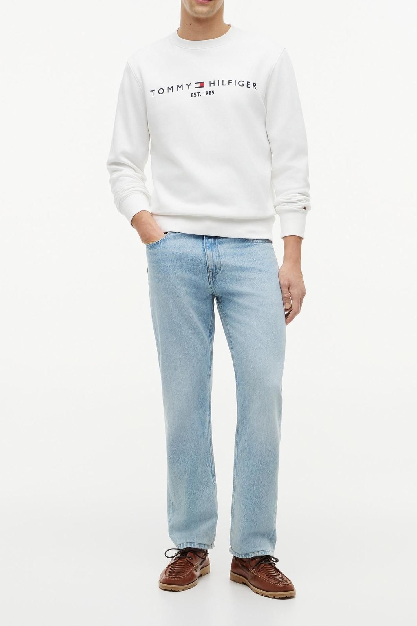 TOMMY LOGO SWEATSHIRT WHITE 3