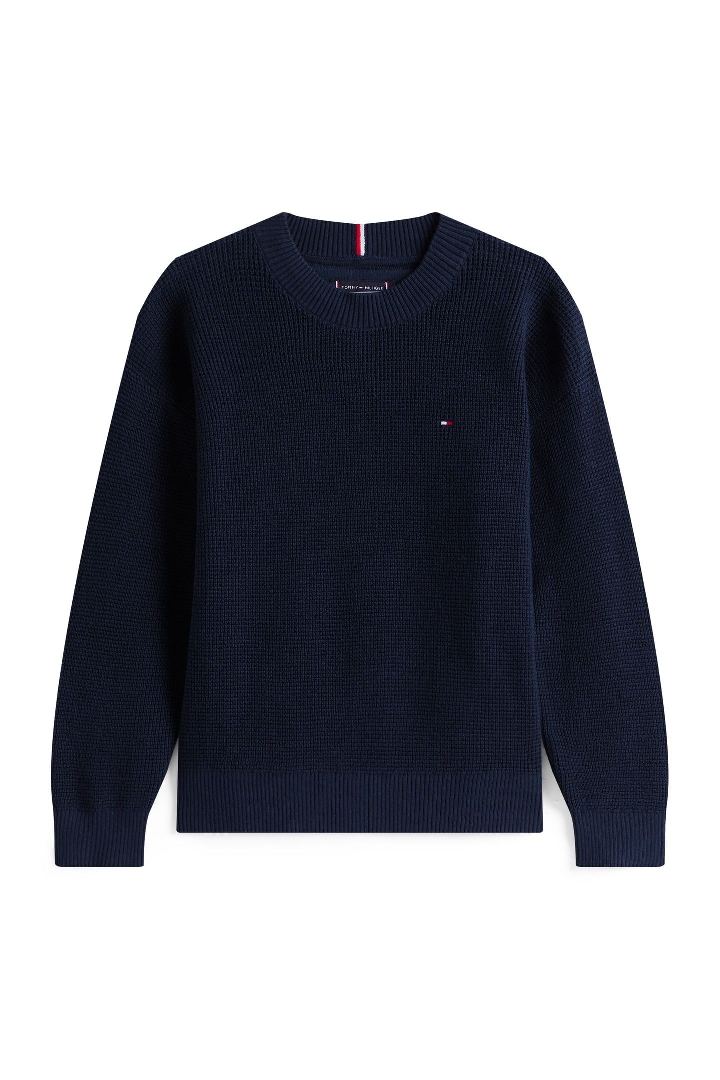 BOYS COTTON TEXTURE SWEATER DARK NIGHT NAVY 4