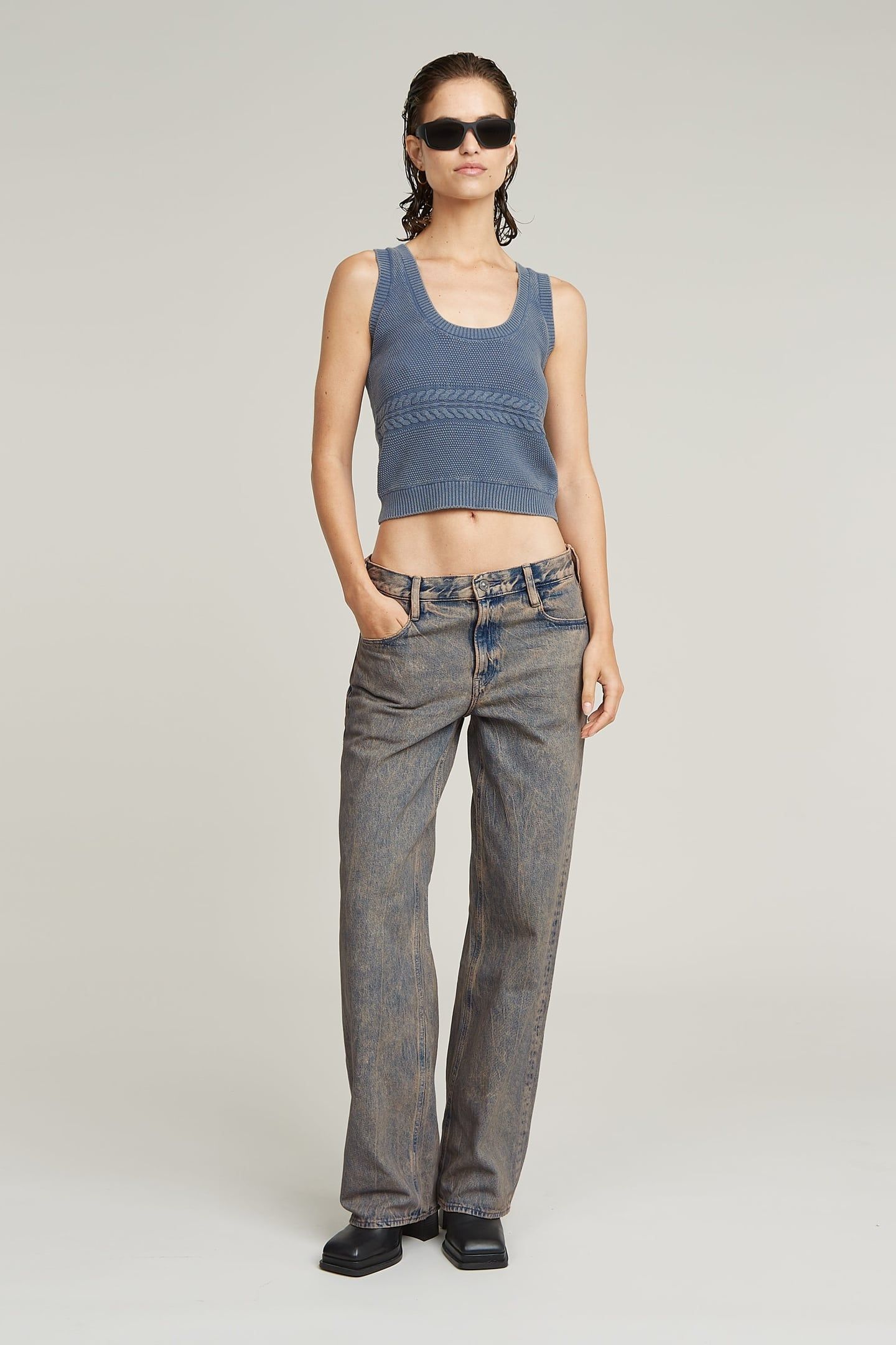 JUDEE LOOSE MEDIUM BLUE 3