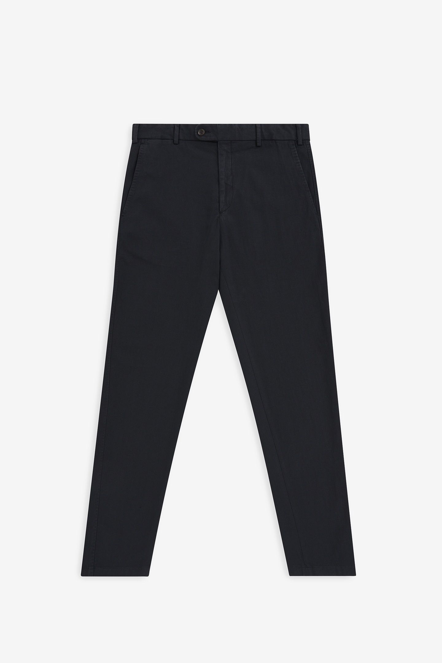 DIEGO COTTON-LINEN STRETCH NAVY 2
