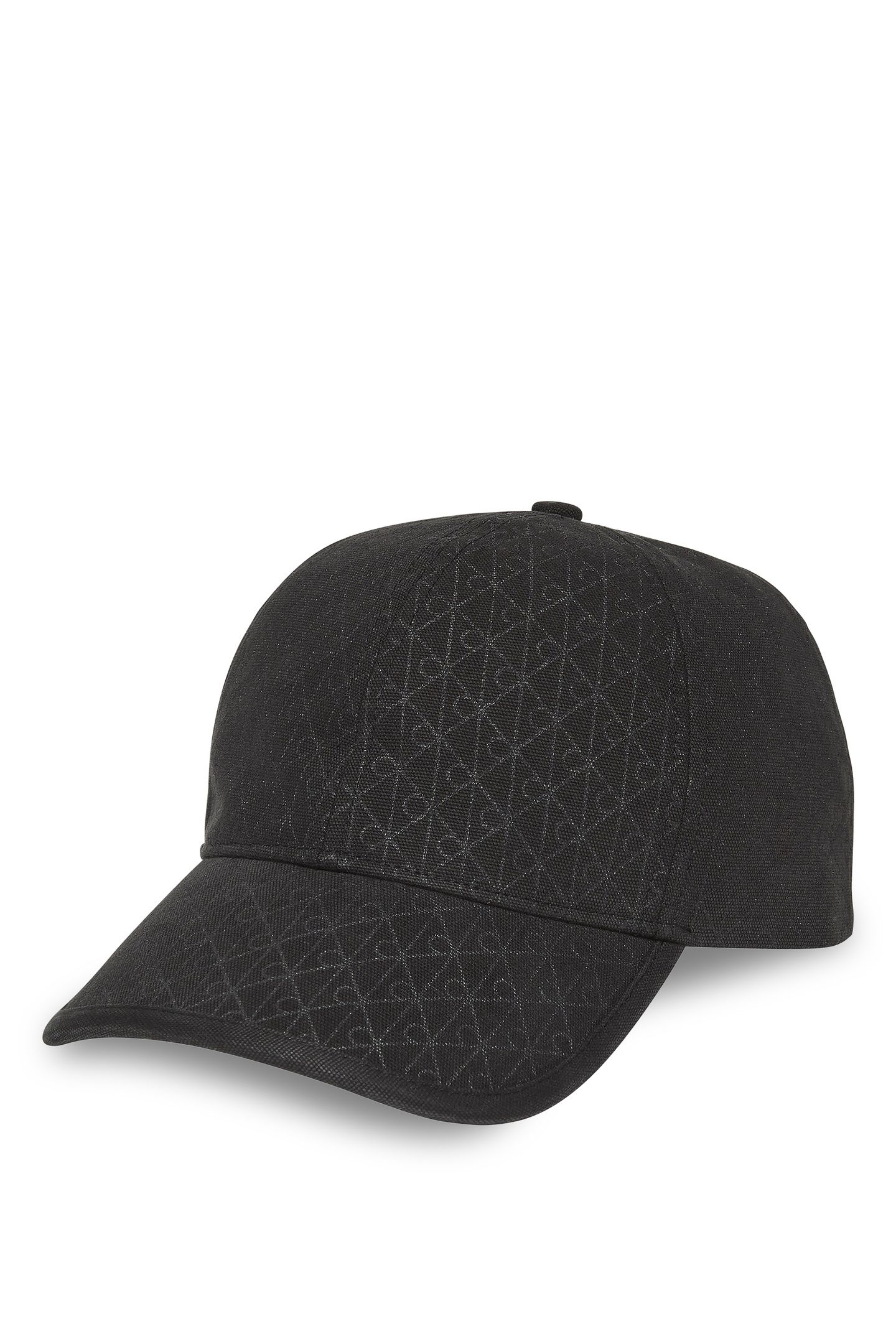 EMBLEM PRINT W LEATHER CHARCOAL 3