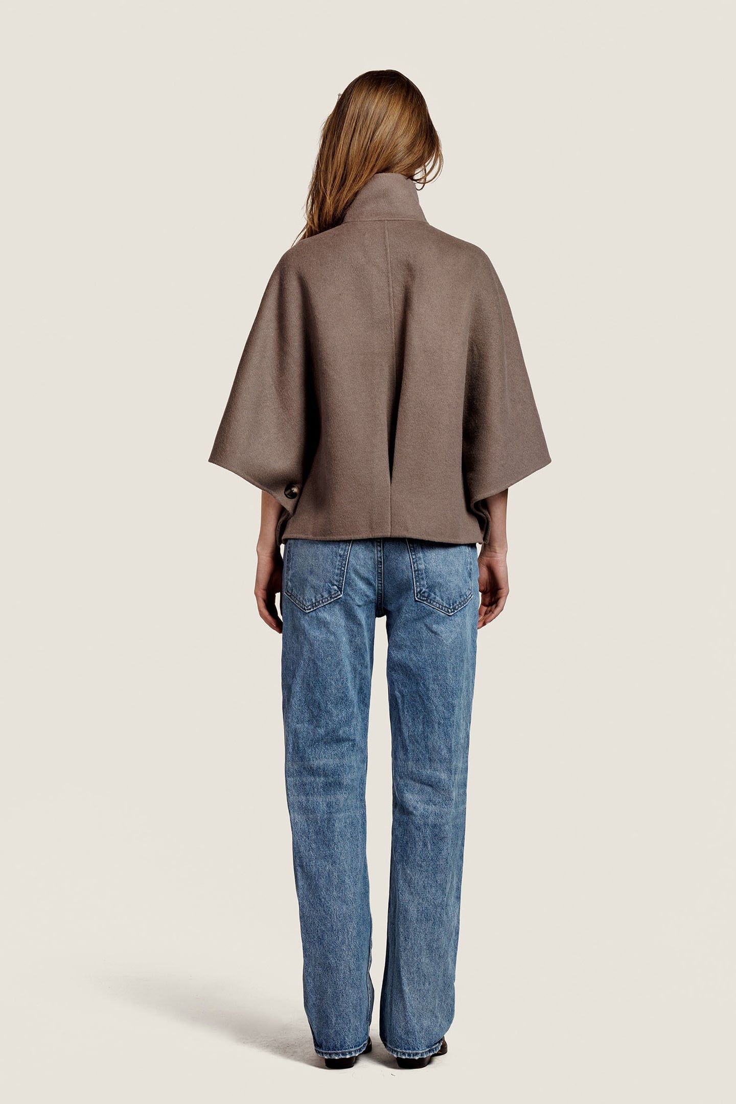 LIV WOOL JACKET STONE 8