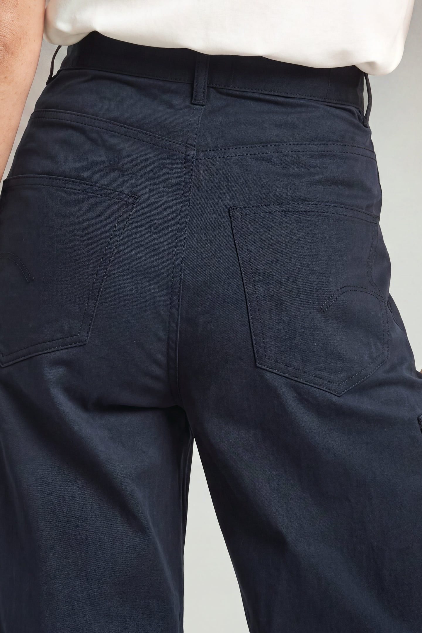 HIGH WAIST CARGO BLUE 5