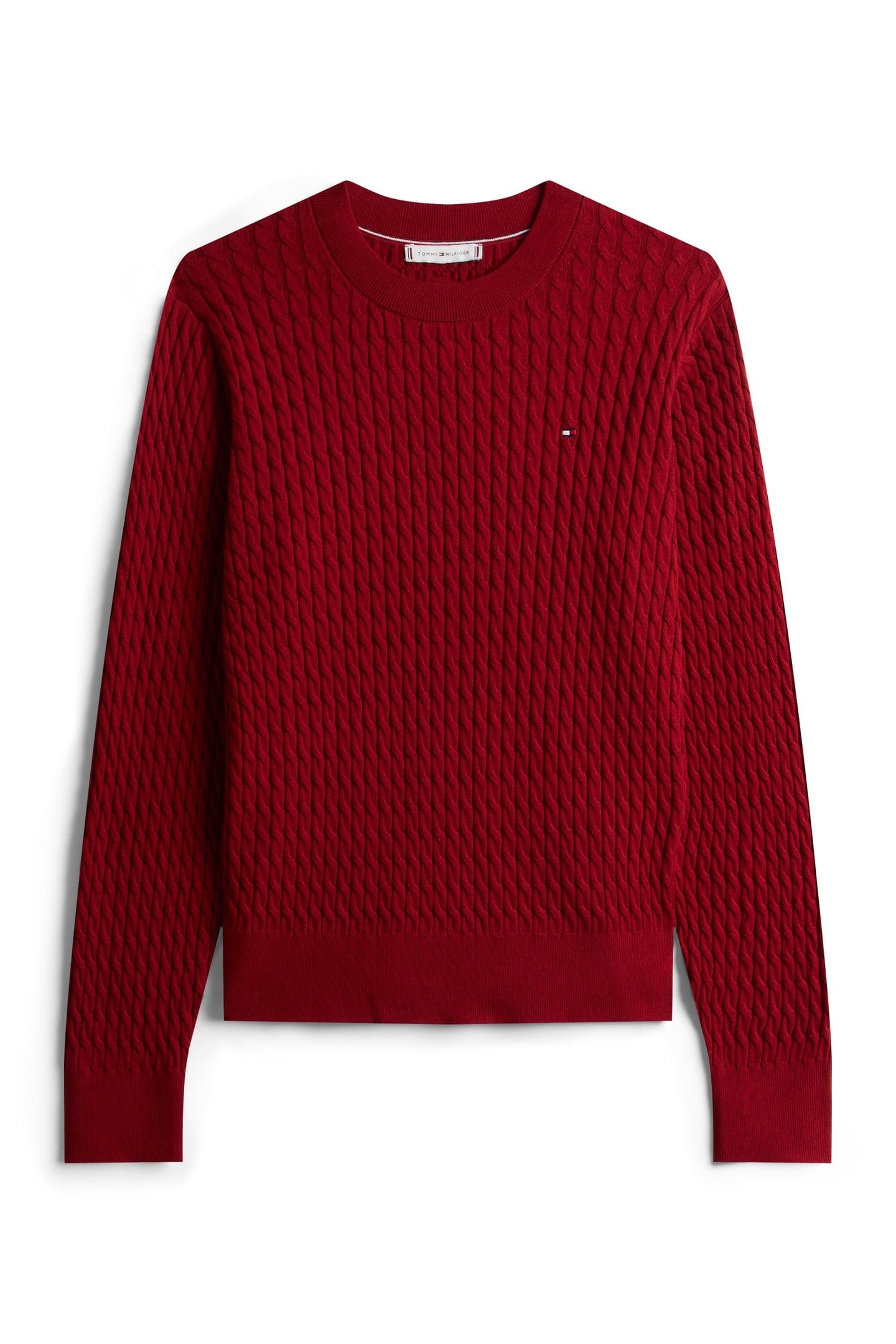 CO CABLE FINE GG C-NECK REGATTA RED 4
