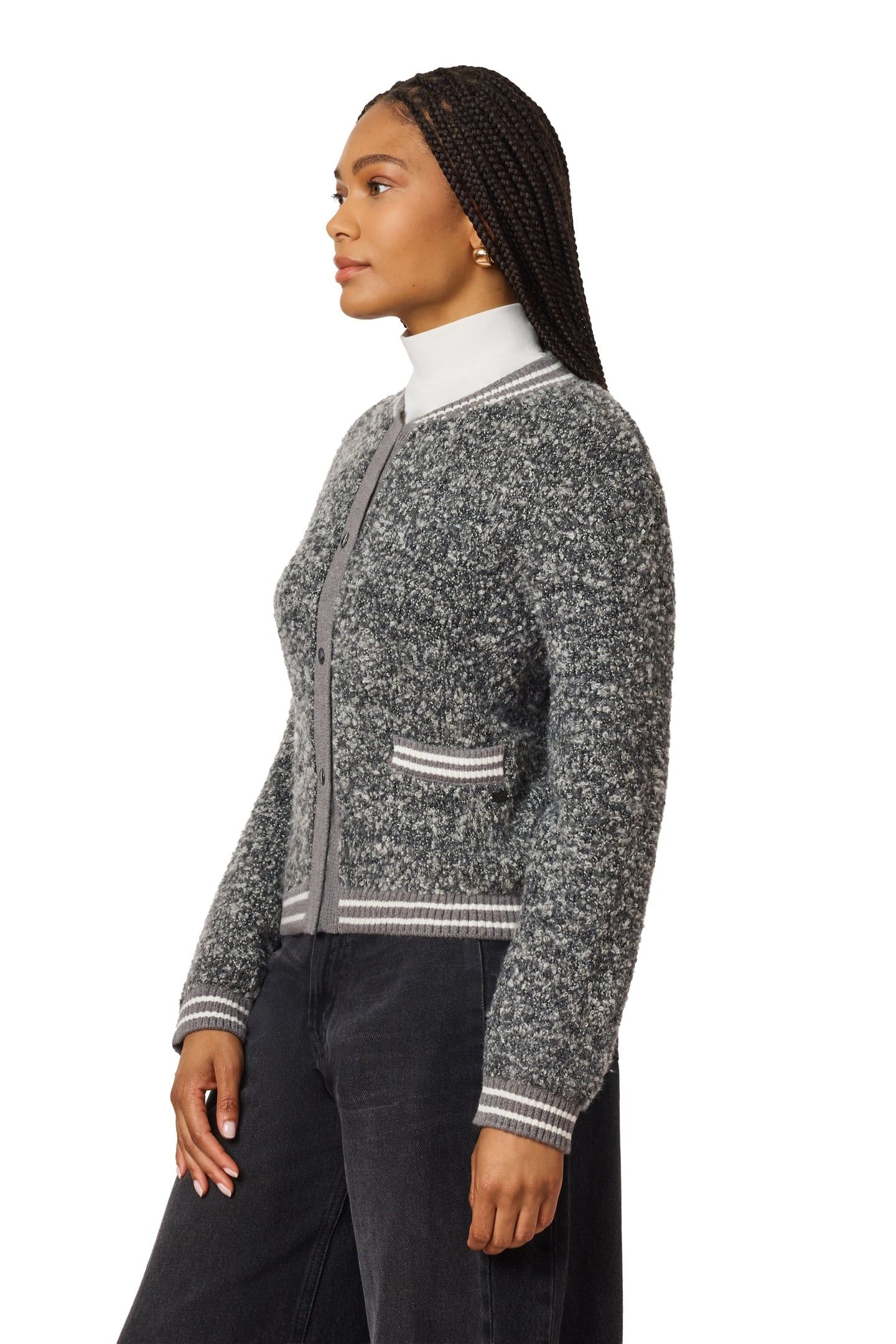 BOUCLE BOMBER JACKET THUNDERSTORM 7