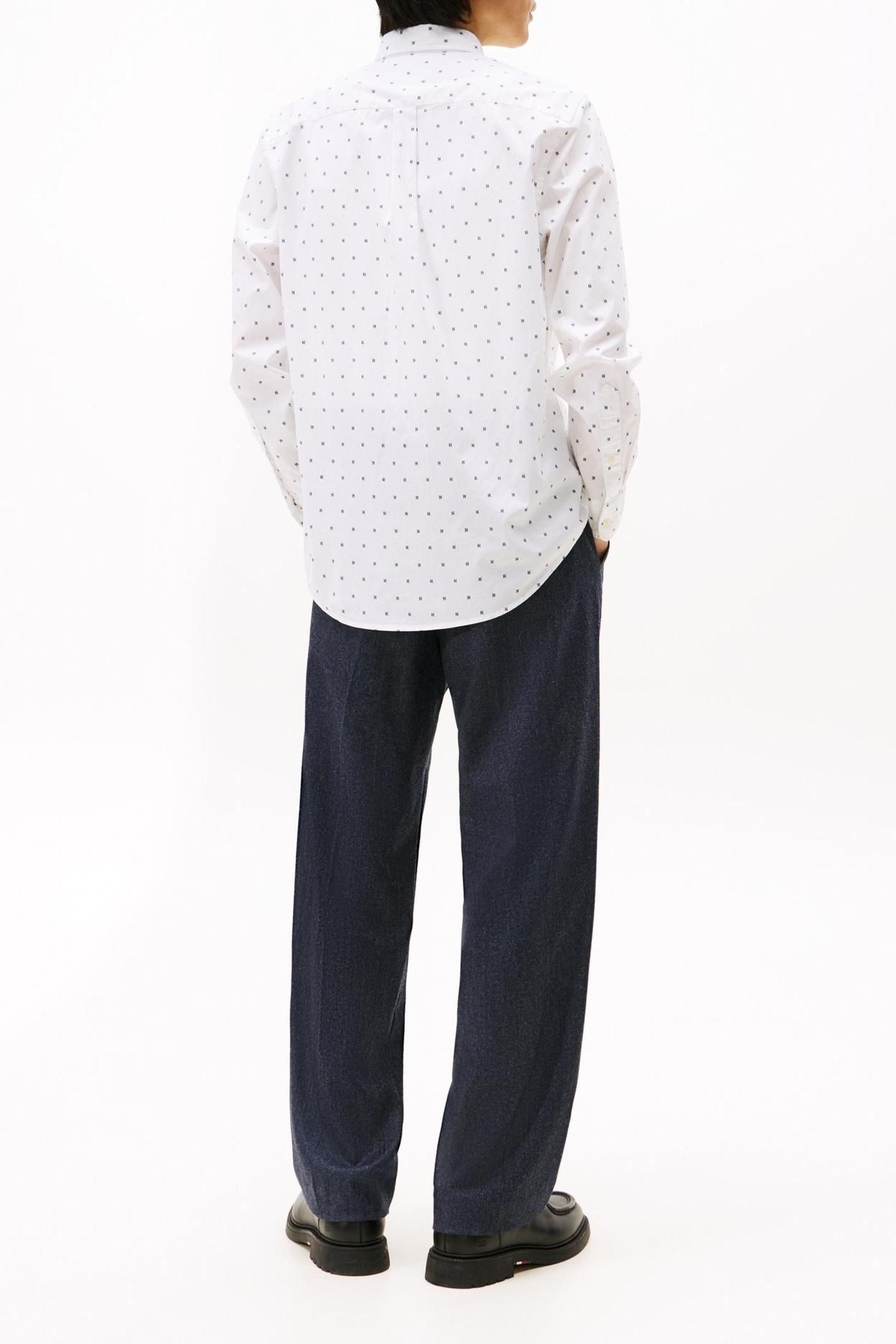 FLEX POPLIN SMALL PR SHIRT WHITE/ALLOVER 3