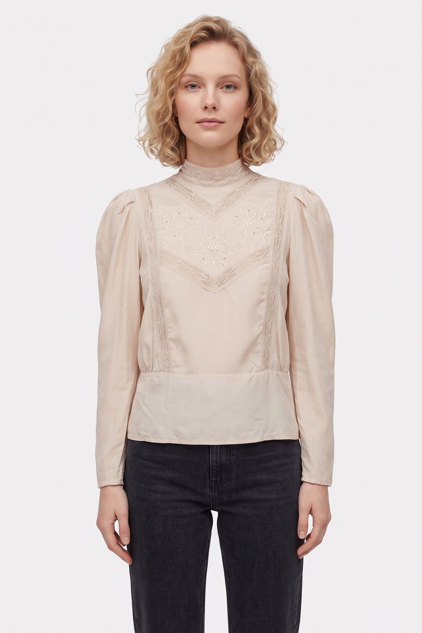 PA LOLA BLOUSE BEIGE 1