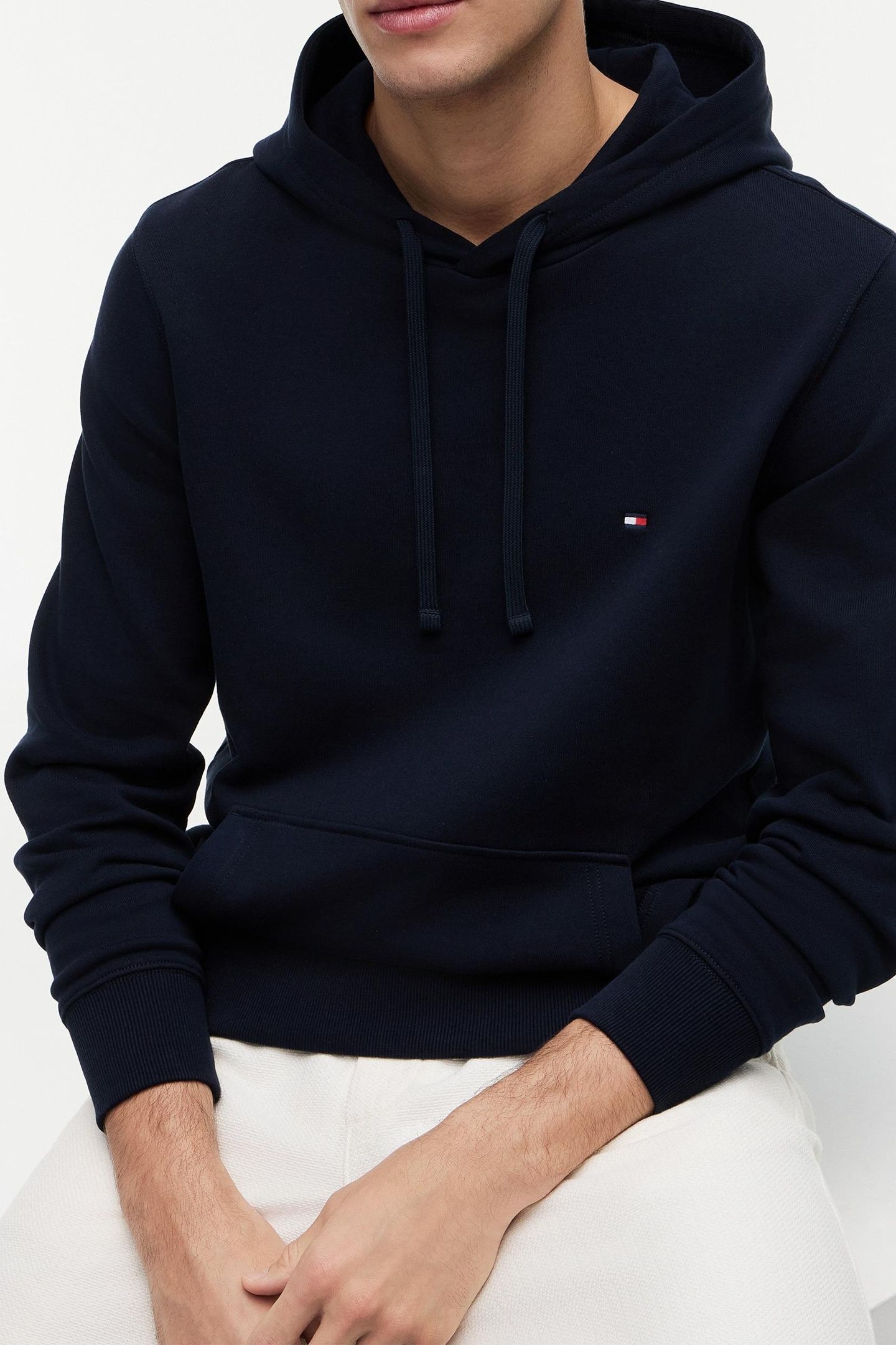 ESSENTIAL TERRY HOODIE NAVY BLUE 3